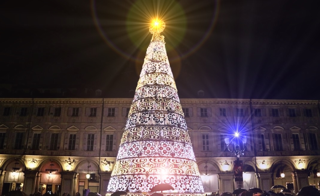 l'albero di natale a Torino