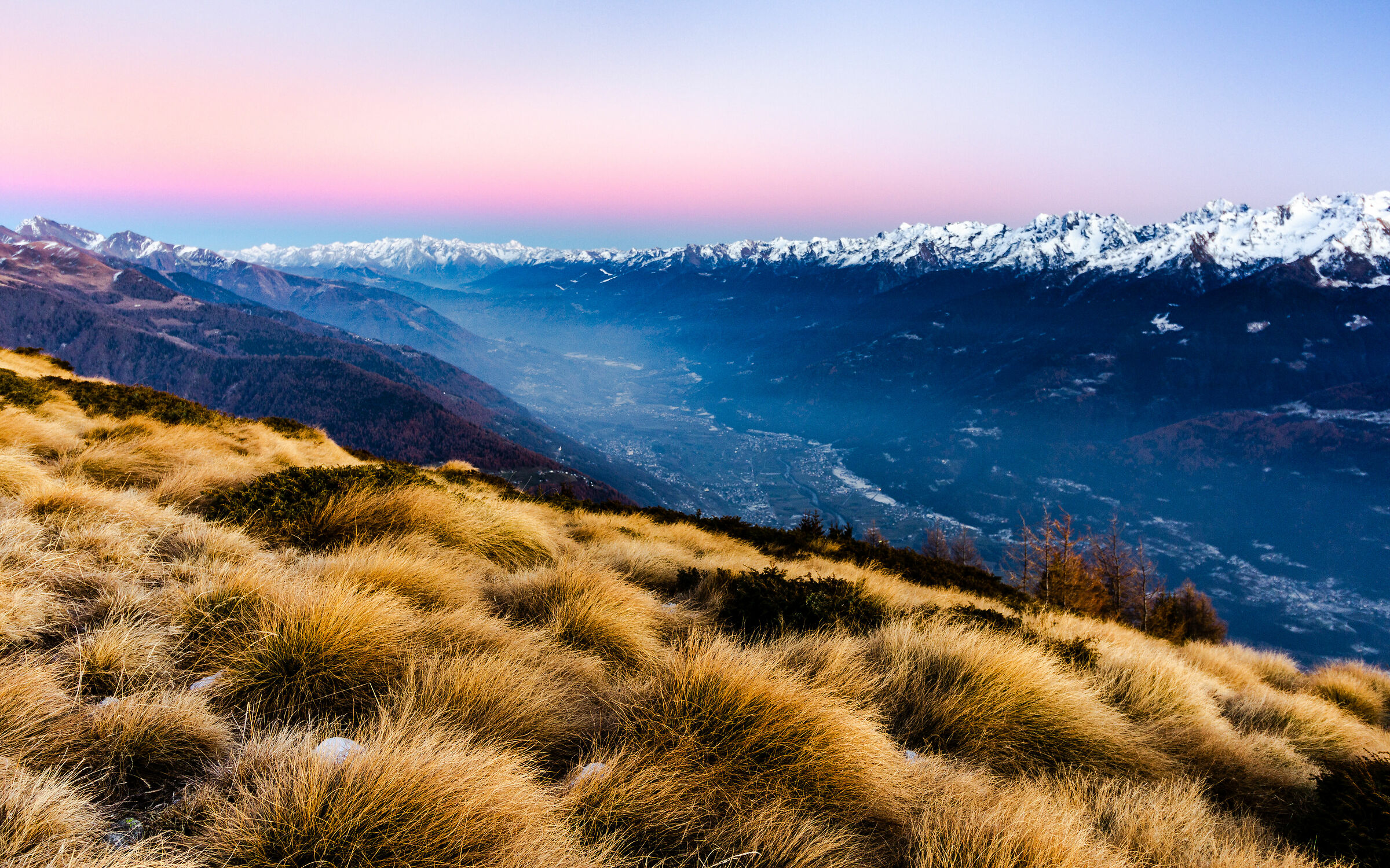 On the opposite side of the sun