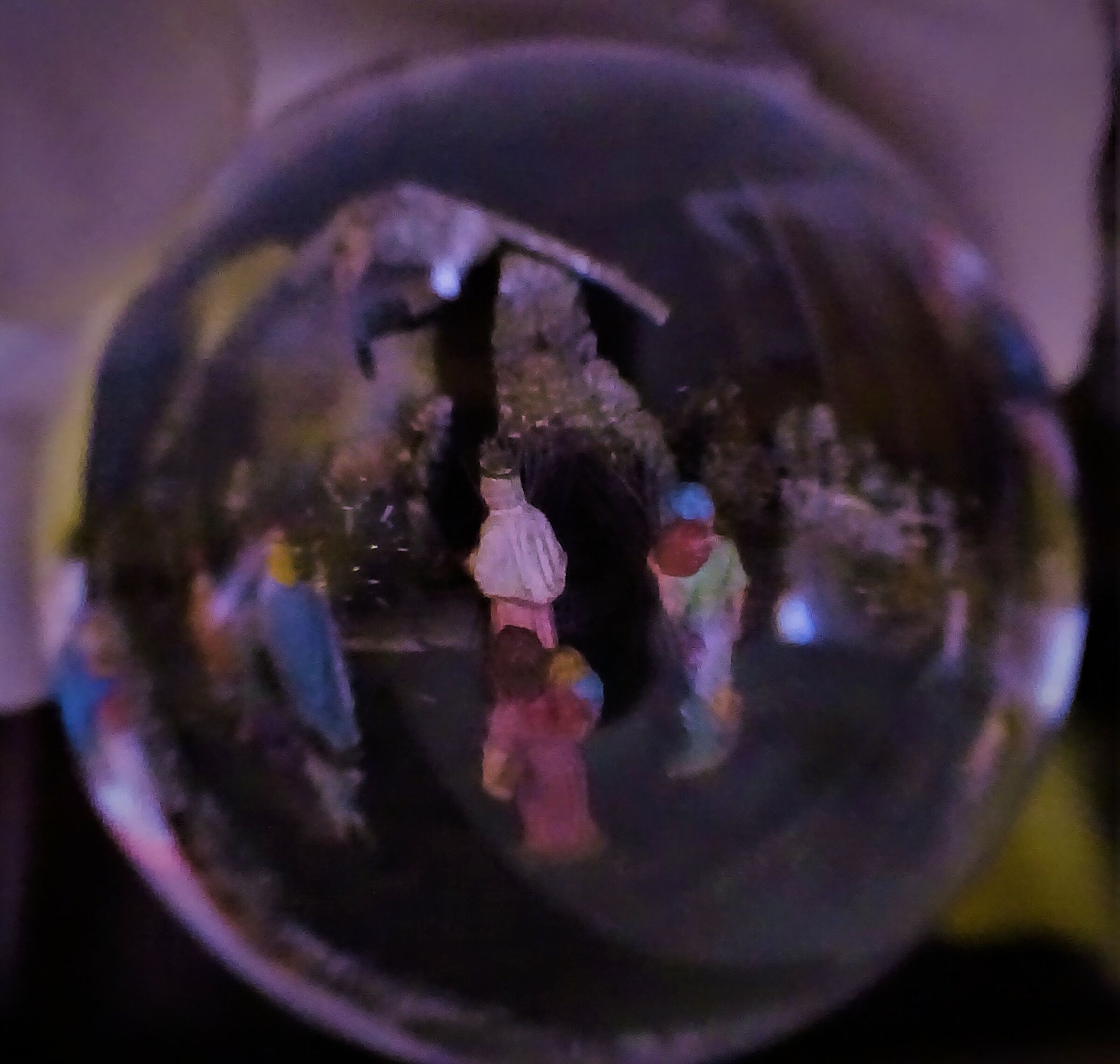 il presepio dentro una sfera...