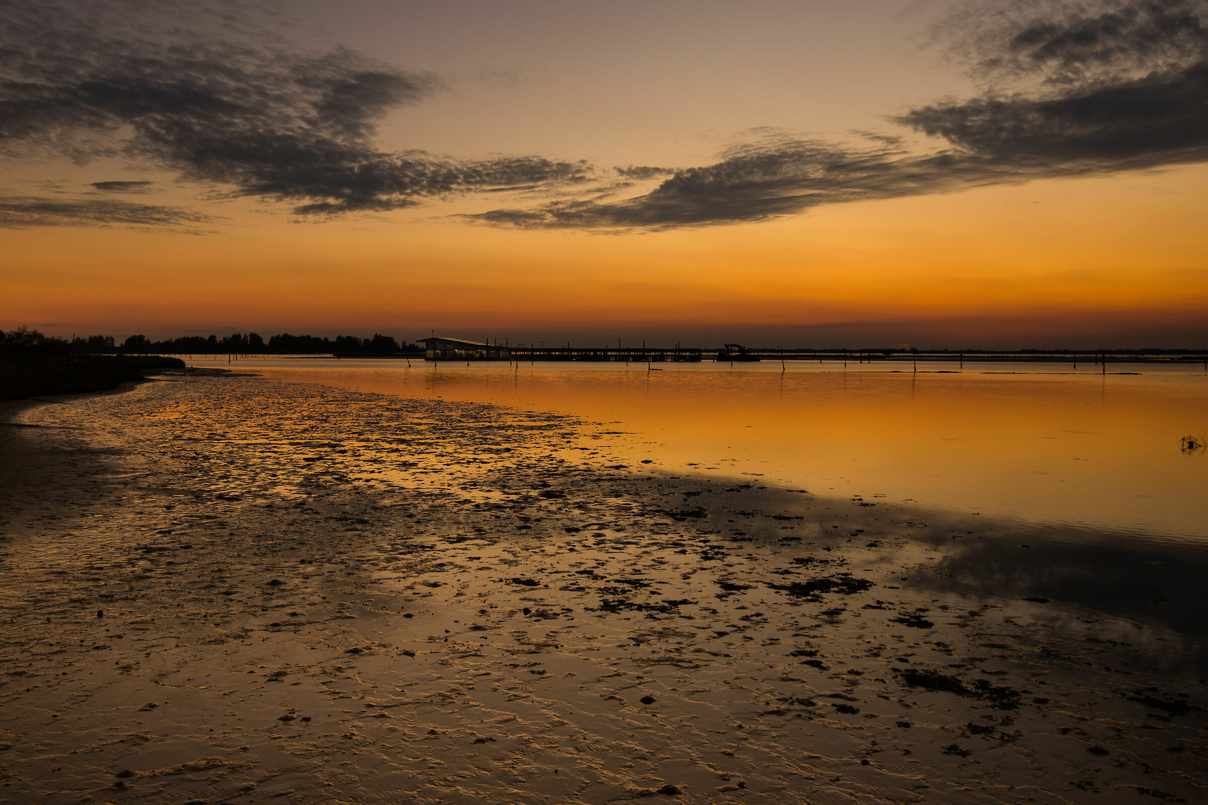 sunsets in Rosolina mare