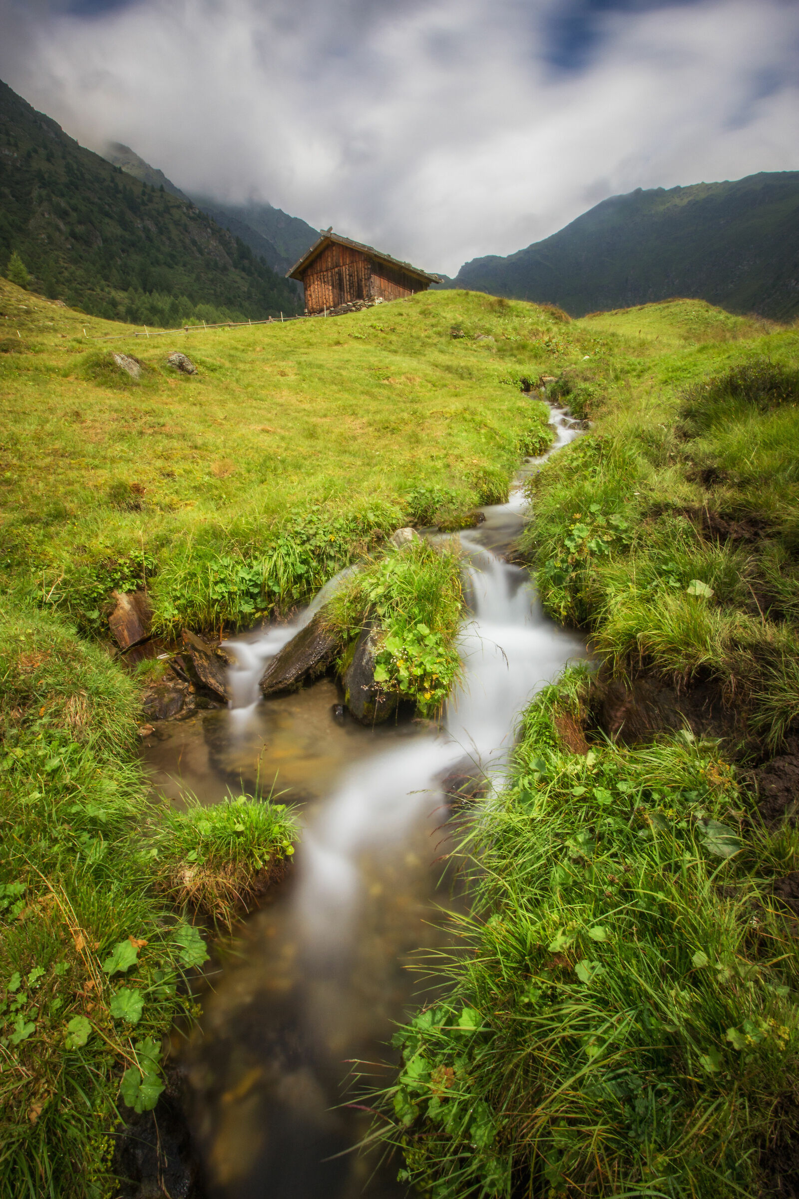 Piccolo ruscello in Trentino Alto Adige