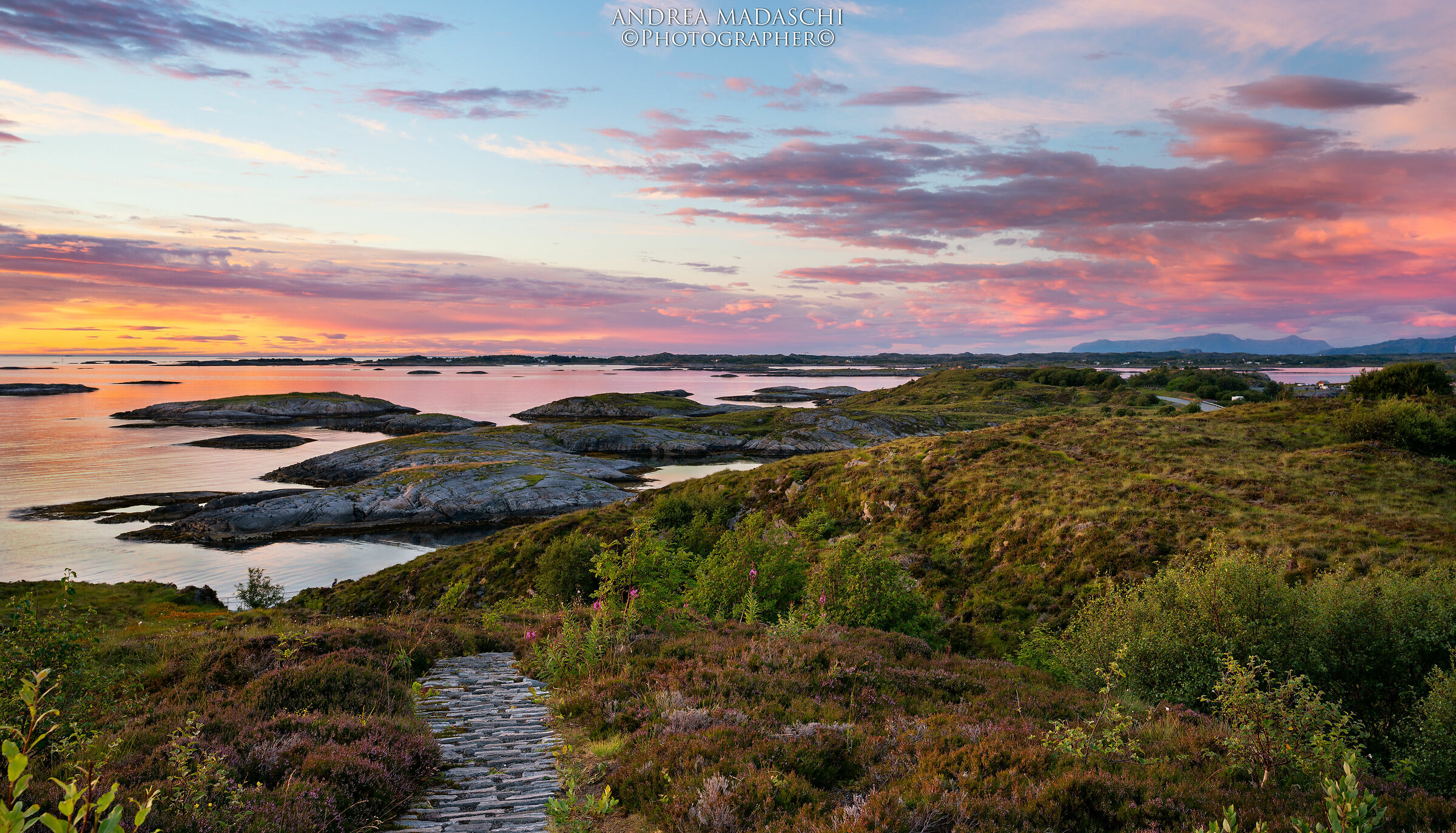 Classical sunset in Norway...