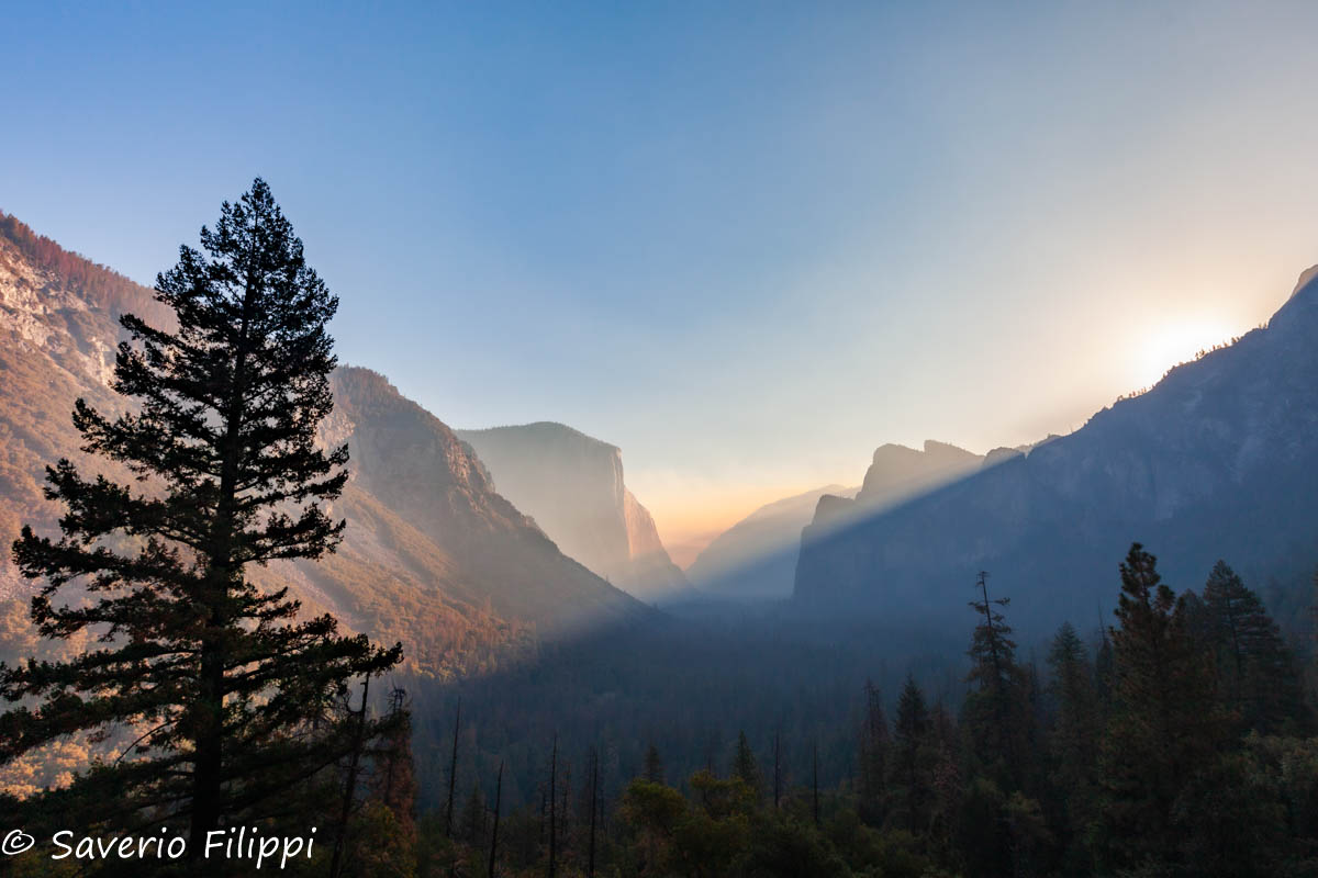 Yosemite National Park, Sunrise on Tunnel View