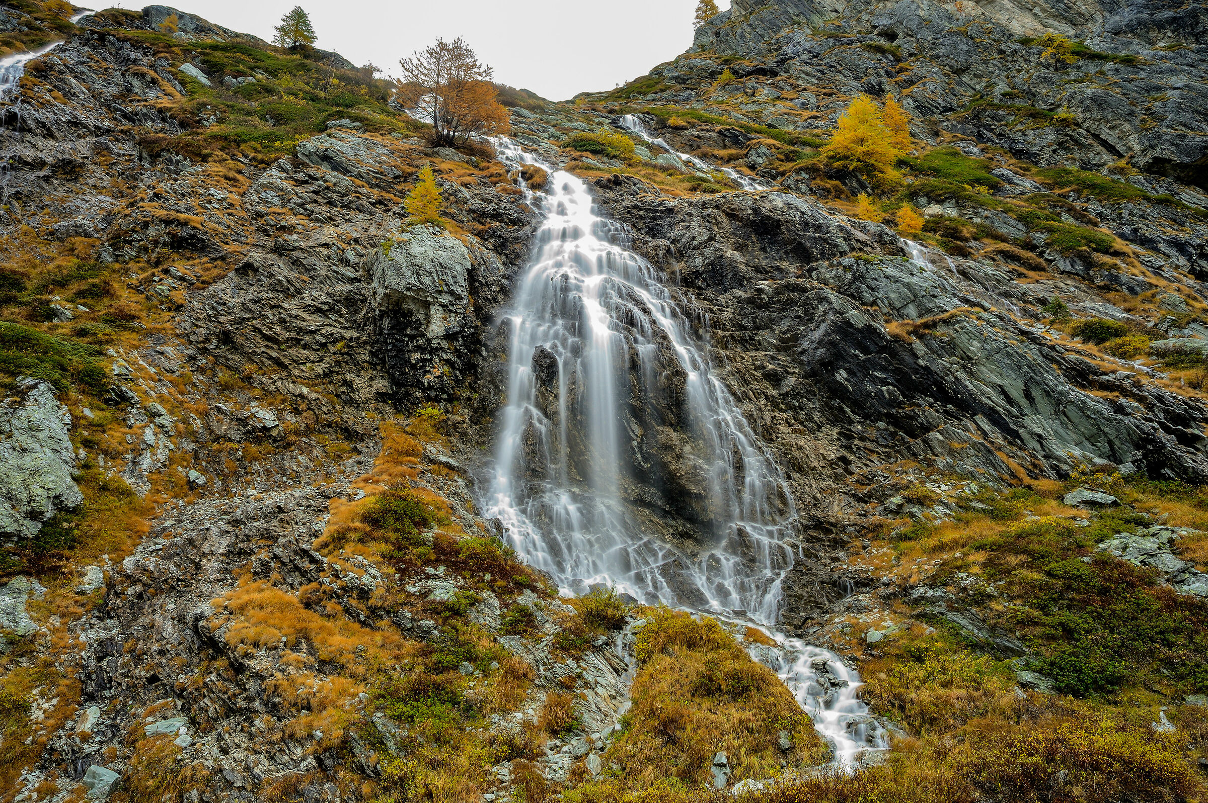 Autumn waterfall