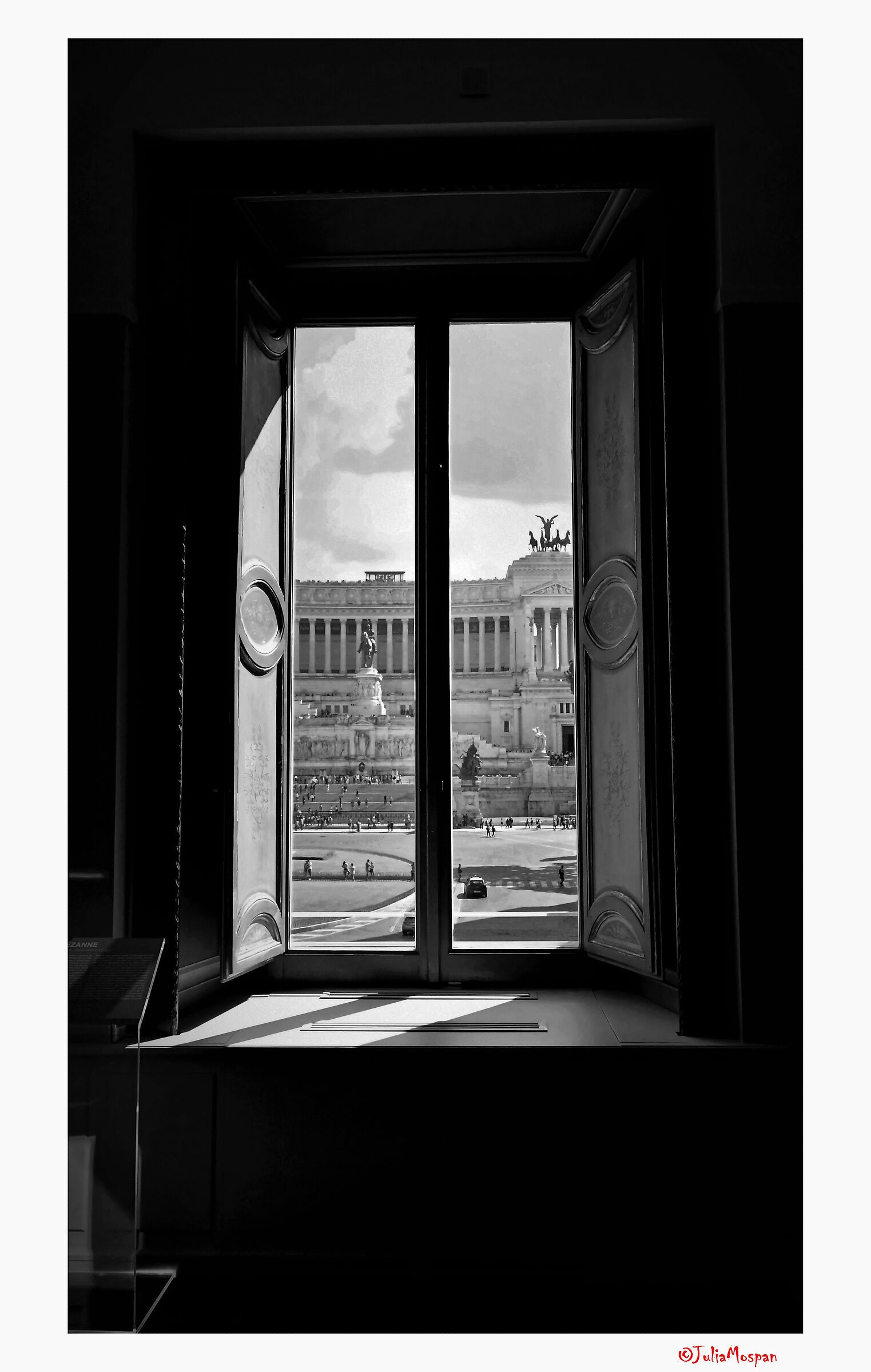 Piazza Venezia dal Palazzo Bonaparte. Roma