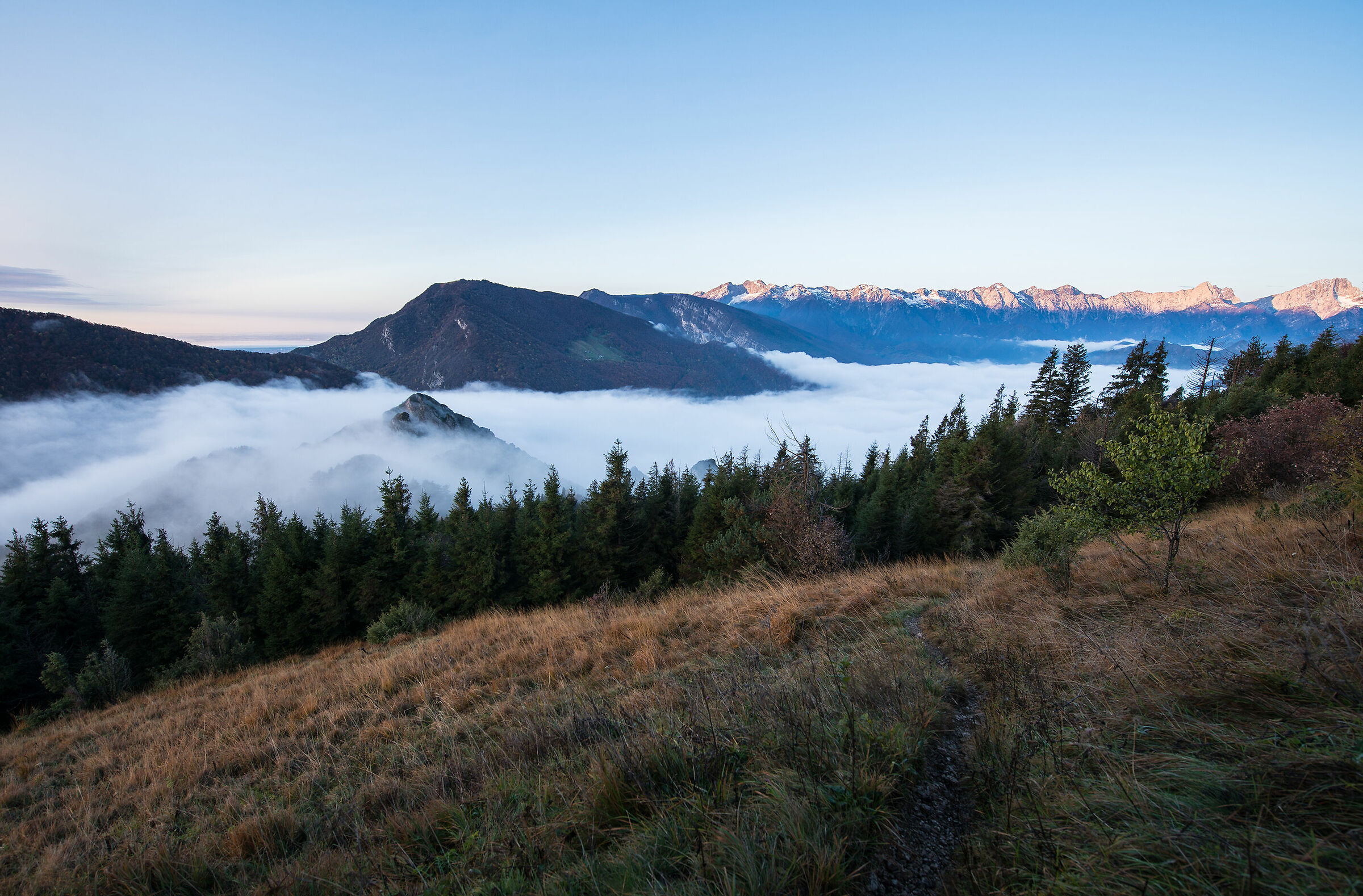 Sunrise from Pala Barzana barracks