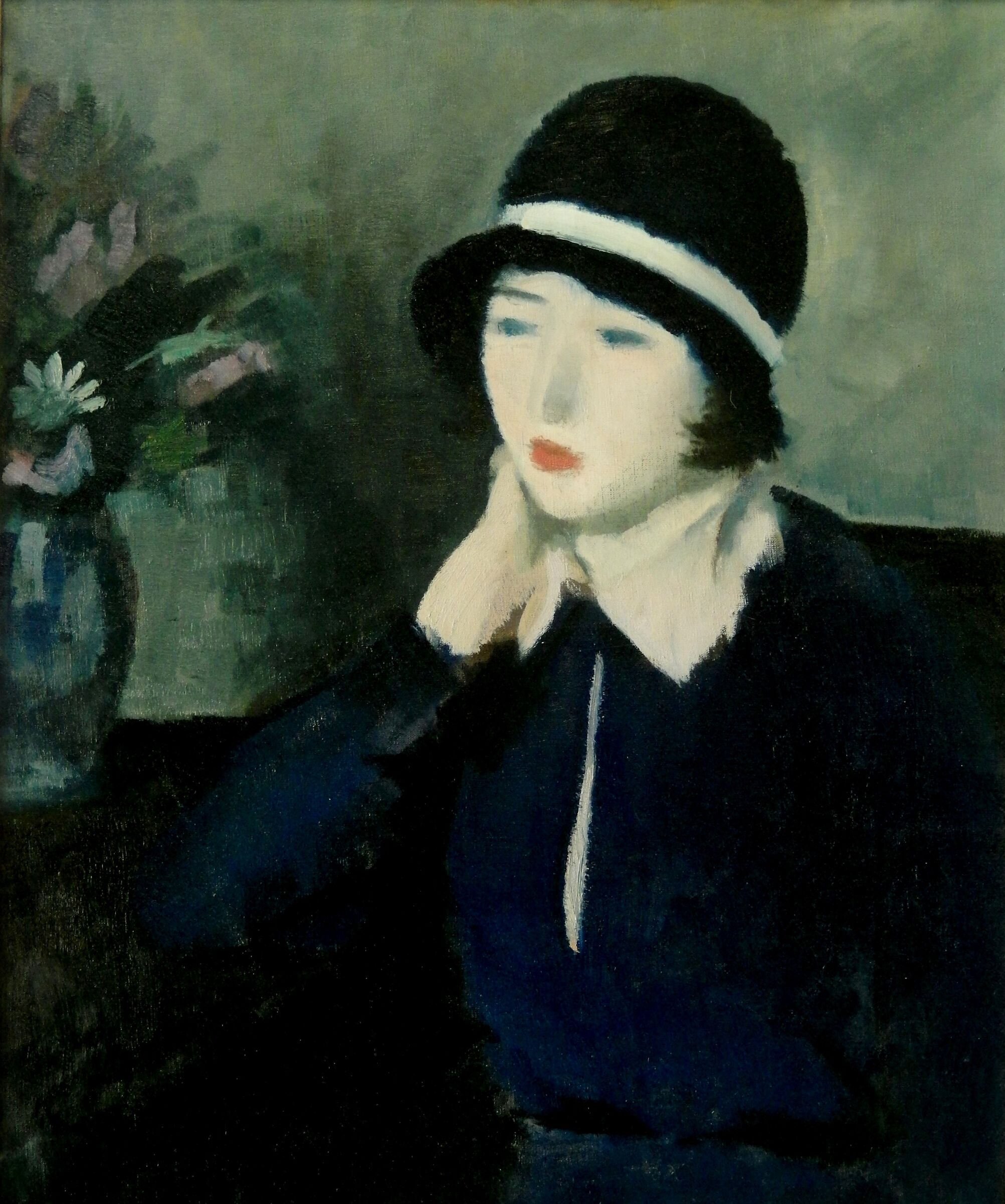 Francesco Menzio "Portrait in Blue"