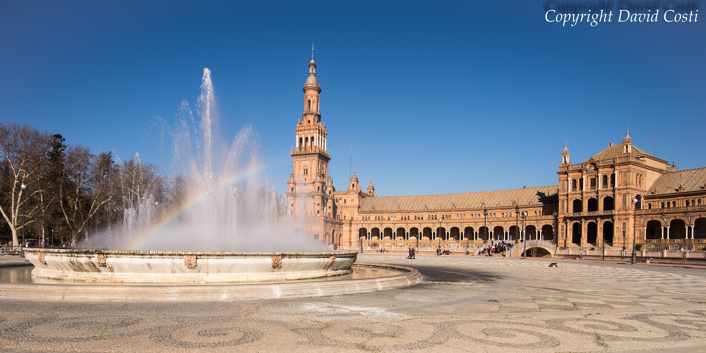 Arcobaleno su Piazza di Spagna