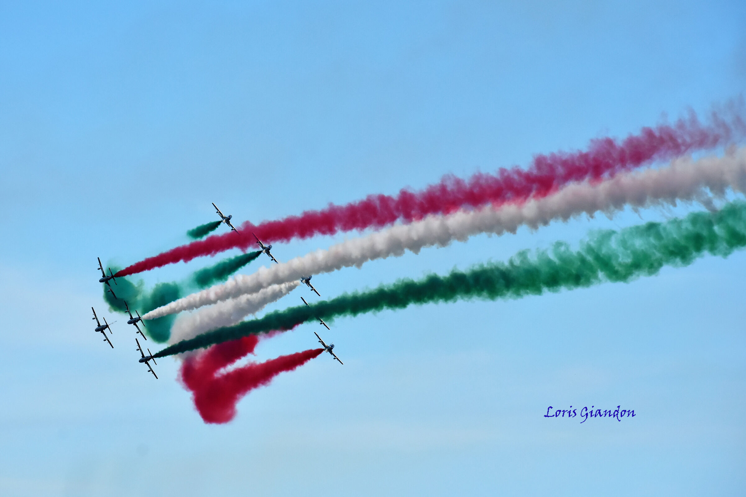 frecce tri colore