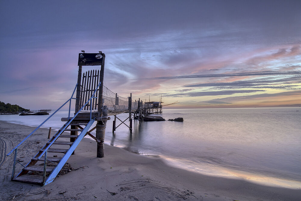 Sunrise at Trabocco Punta Punciosa