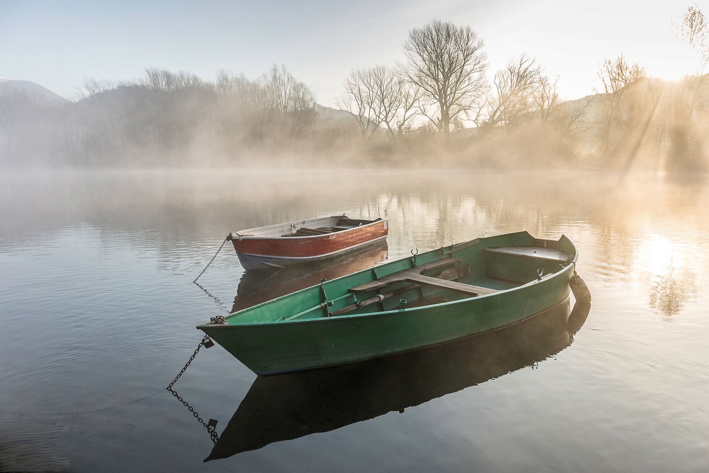 Prime luci sull'Adda