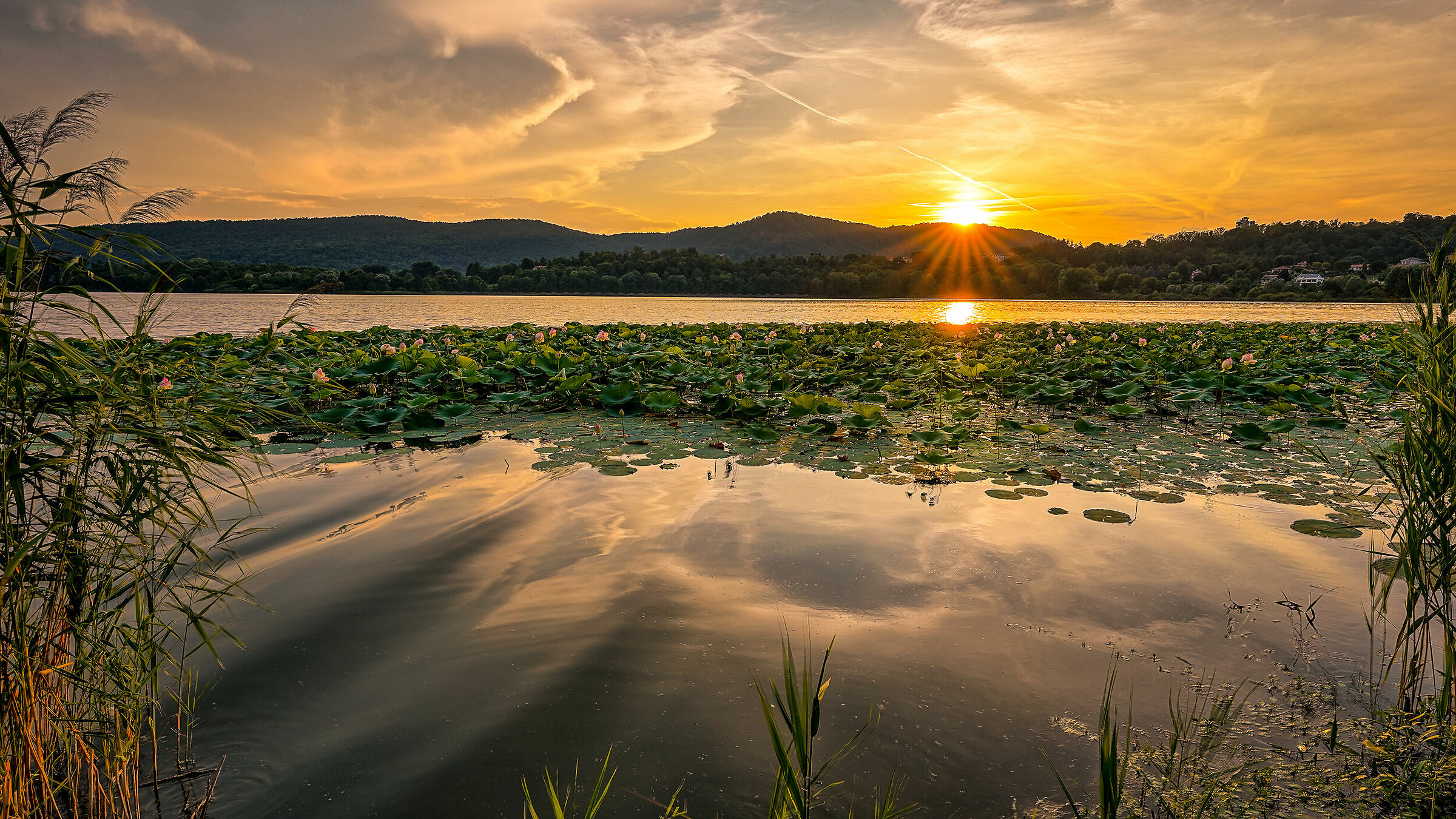 Tramonto a Comabbio