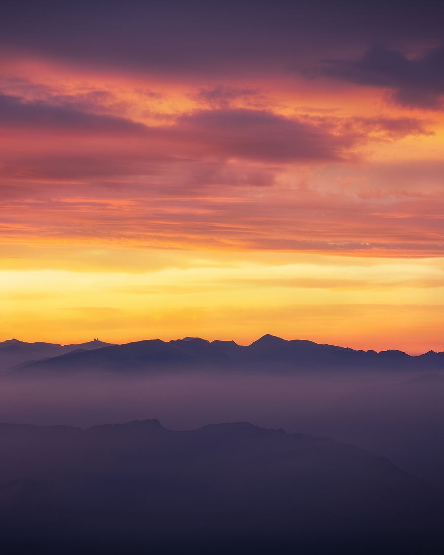 Sunrise in The City of Clusone