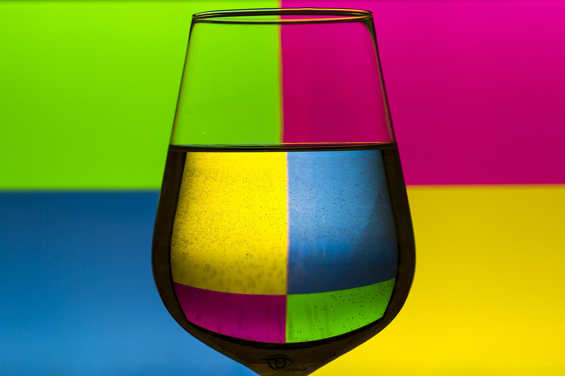 glass of colors