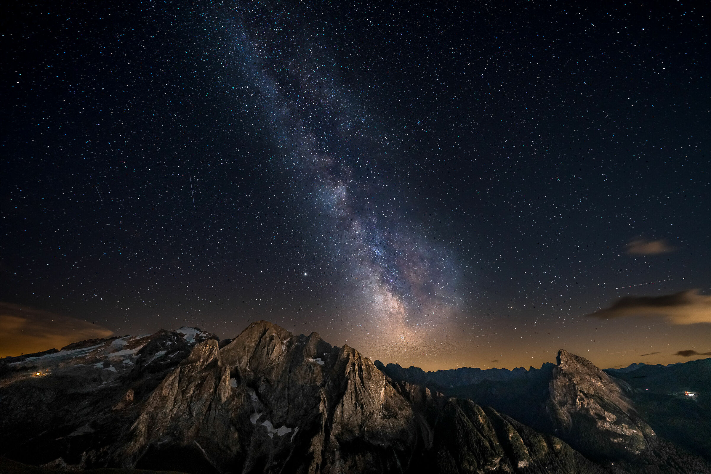Tra la Marmolada ed il Ciampac'