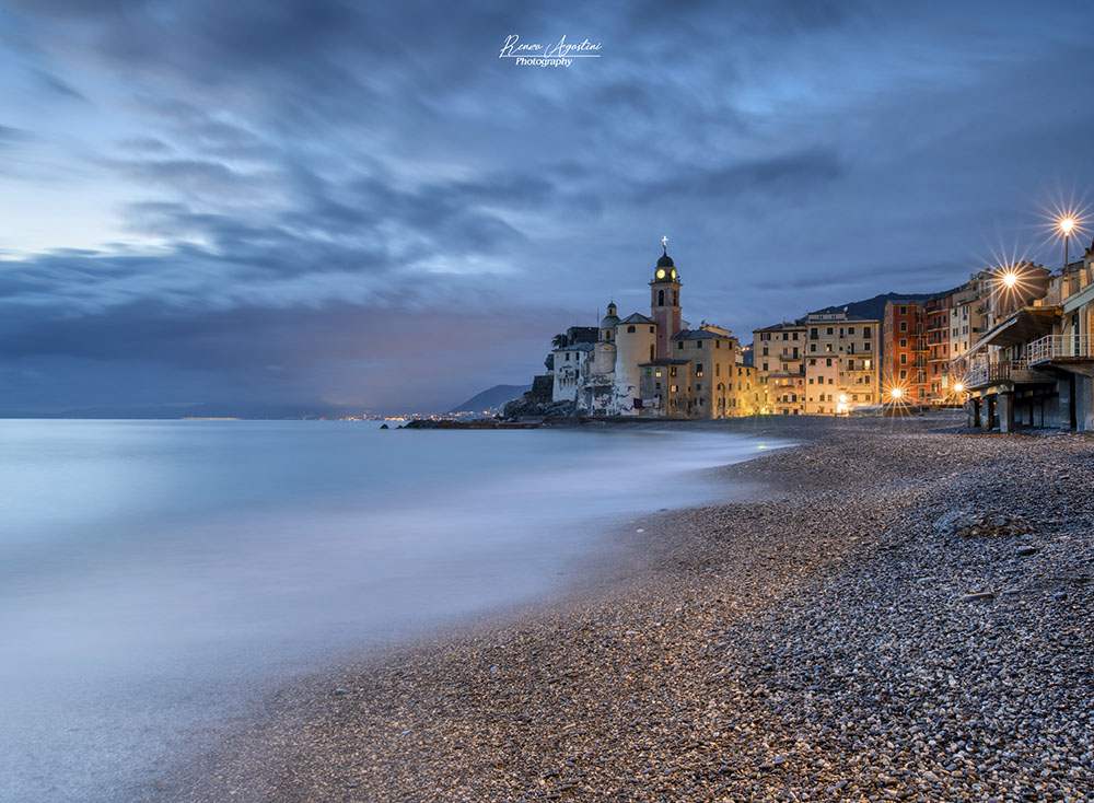 Blue hour in Camogli.