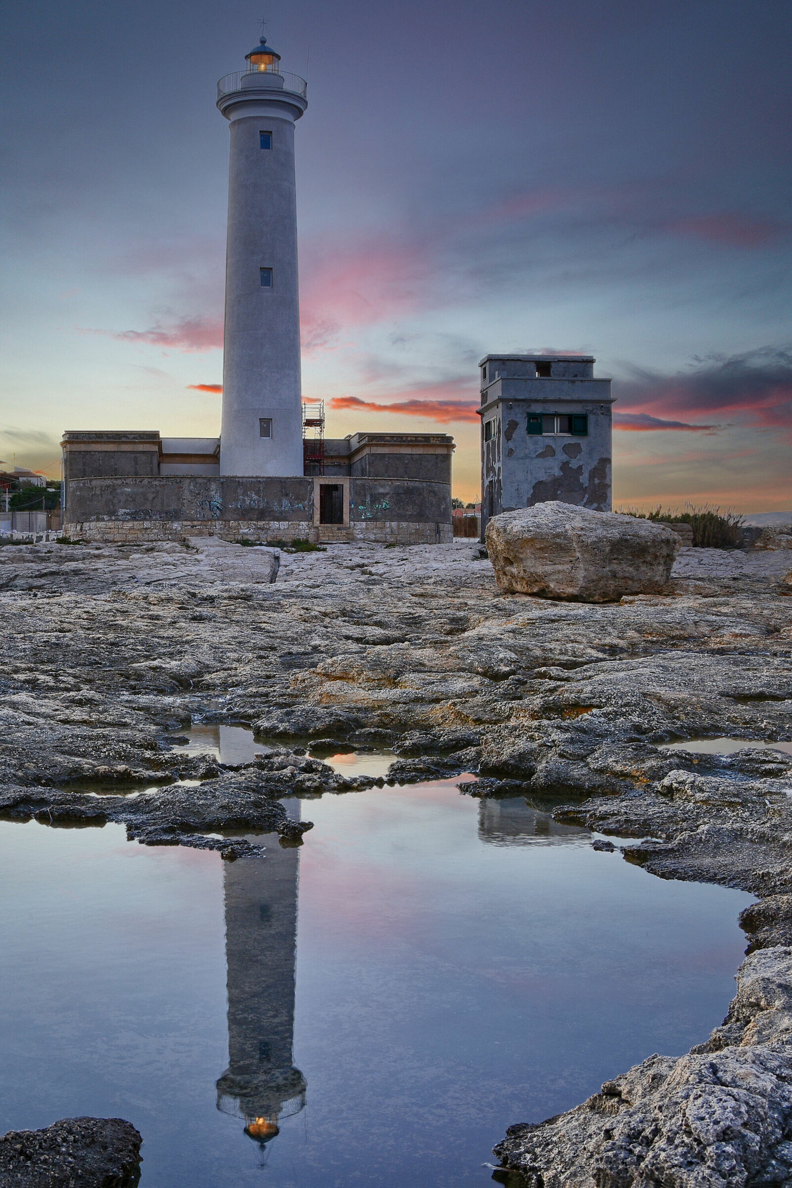 Augsburg Lighthouse (SR) with reflection