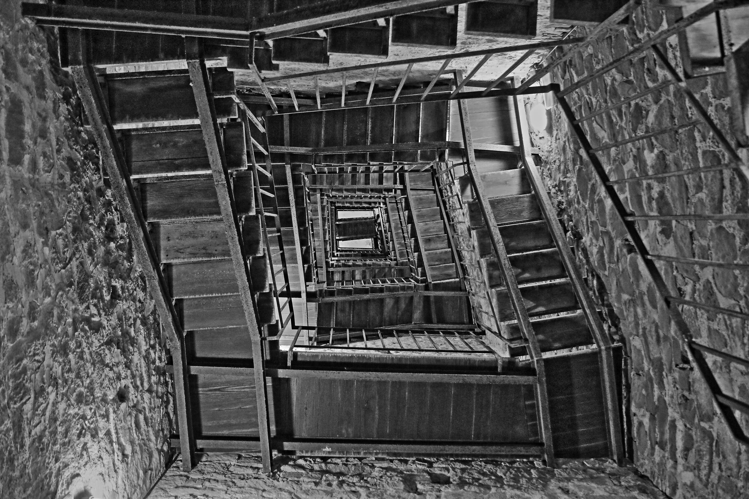 Interior tower of the Castle of Larciano