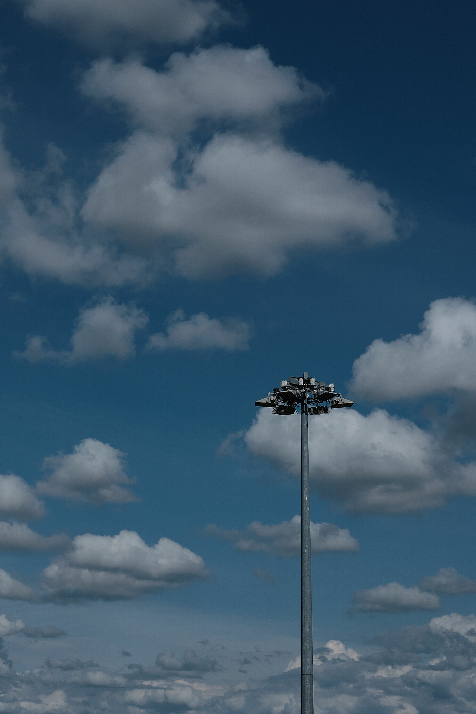 above the roundabout