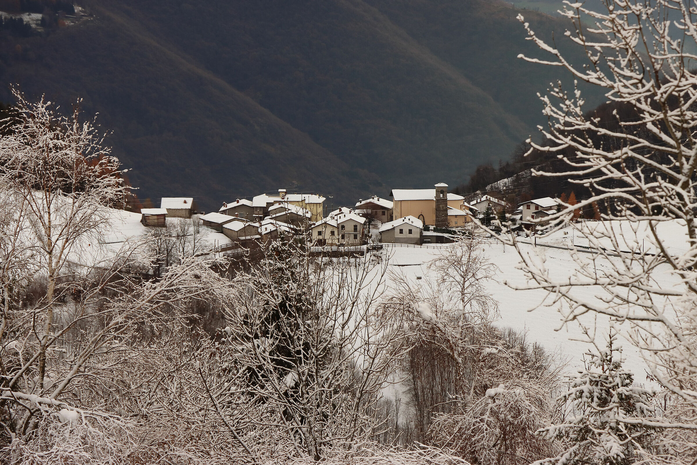 il borgo innevato