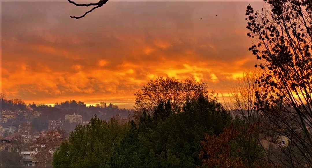 tramonto su Torino..