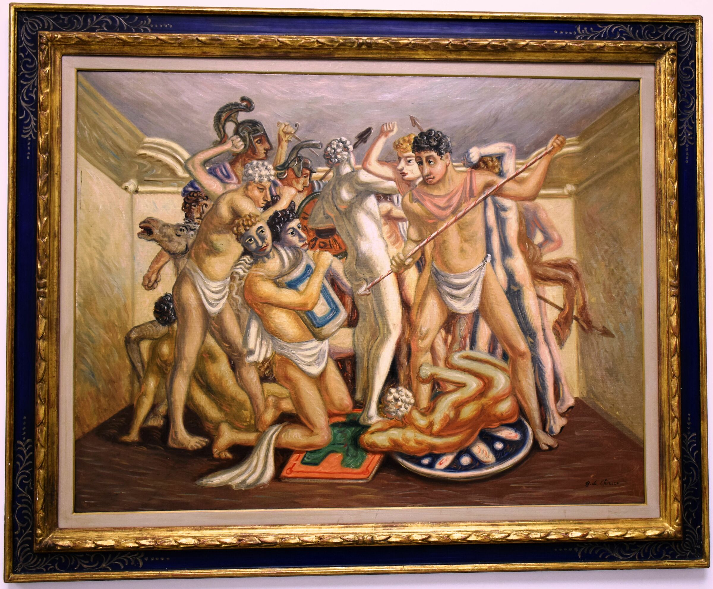 Giorgio De Chirico "Gladiators"