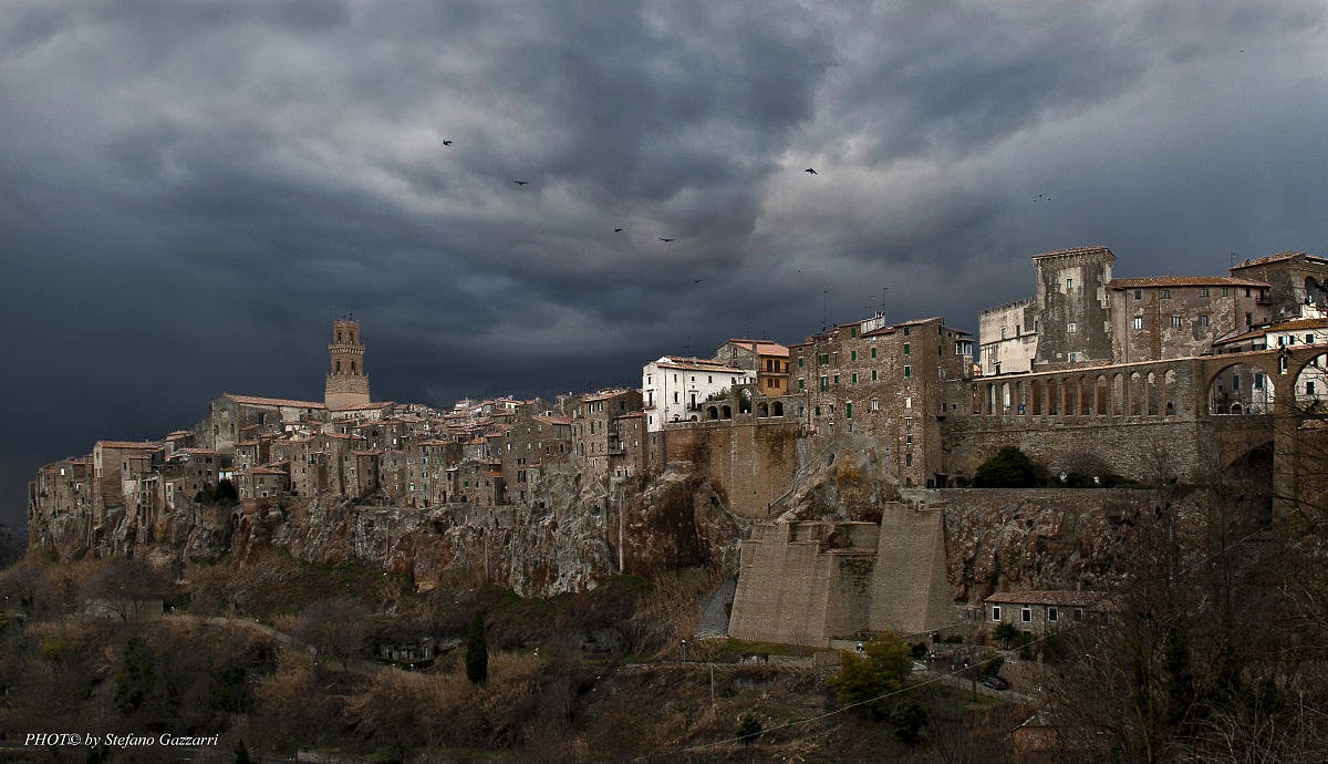 Pitigliano dopo il temporale