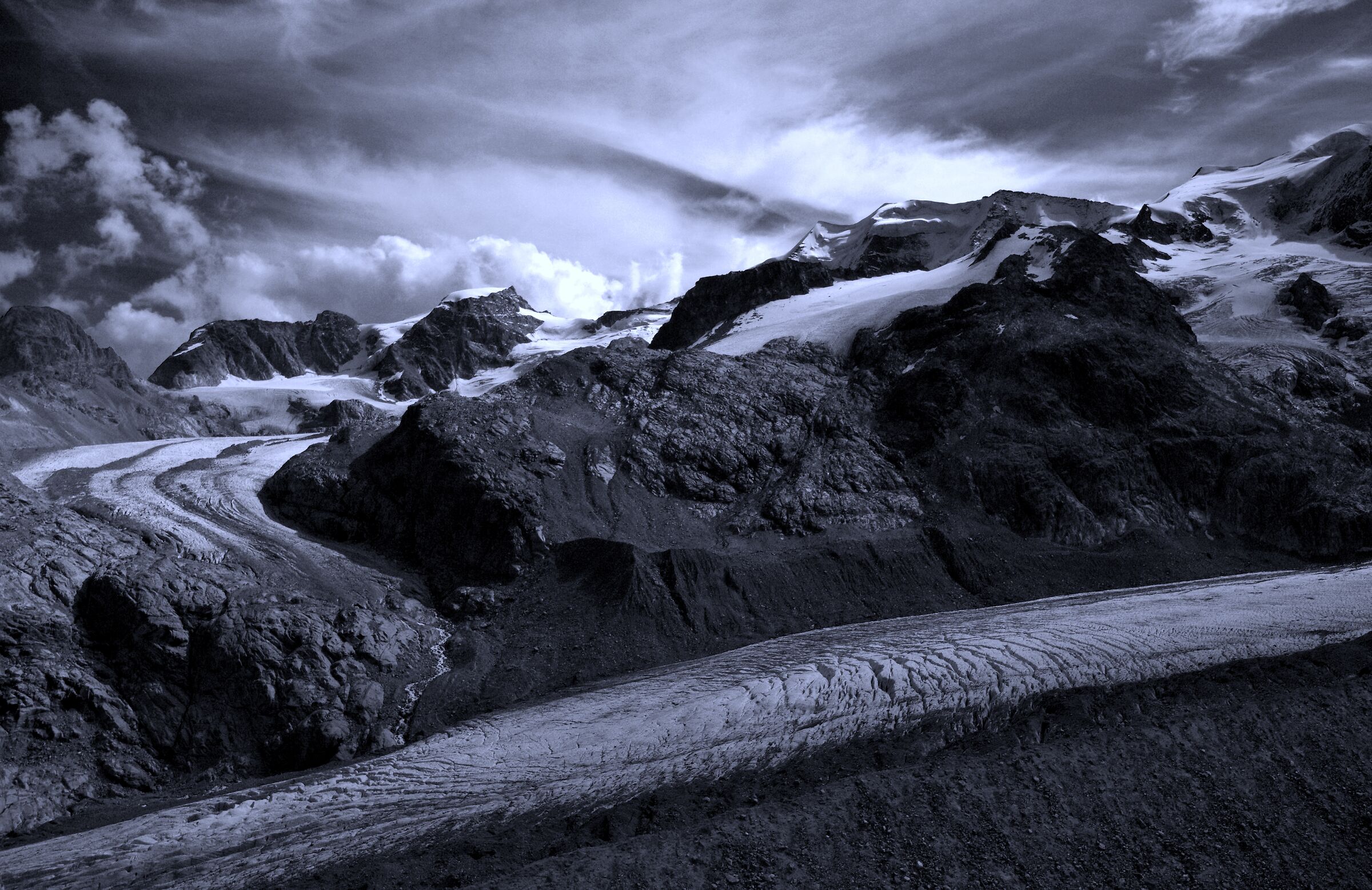 Il ghiacciaio del Mortaratsch