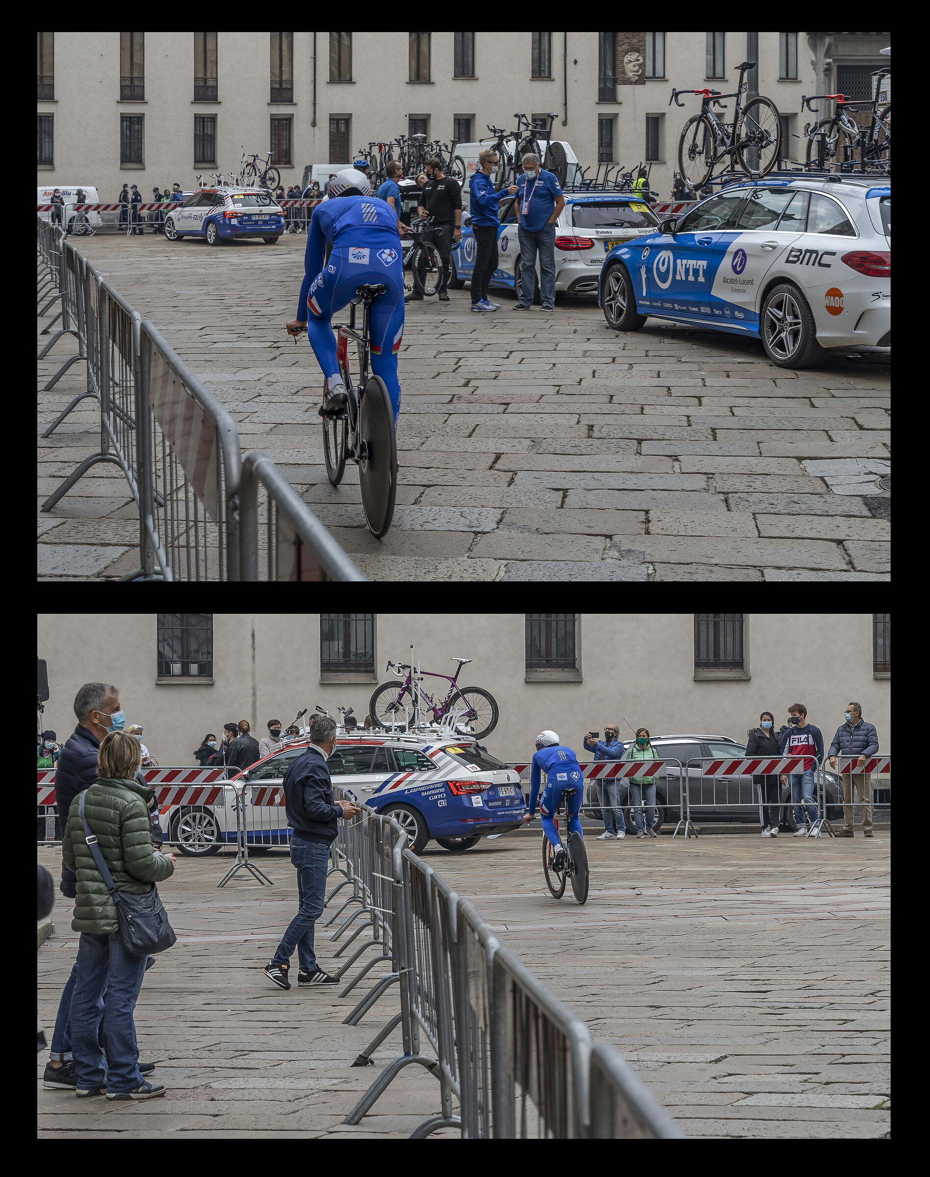 Waiting for the arrival of the Giro d'Italia - 11:57