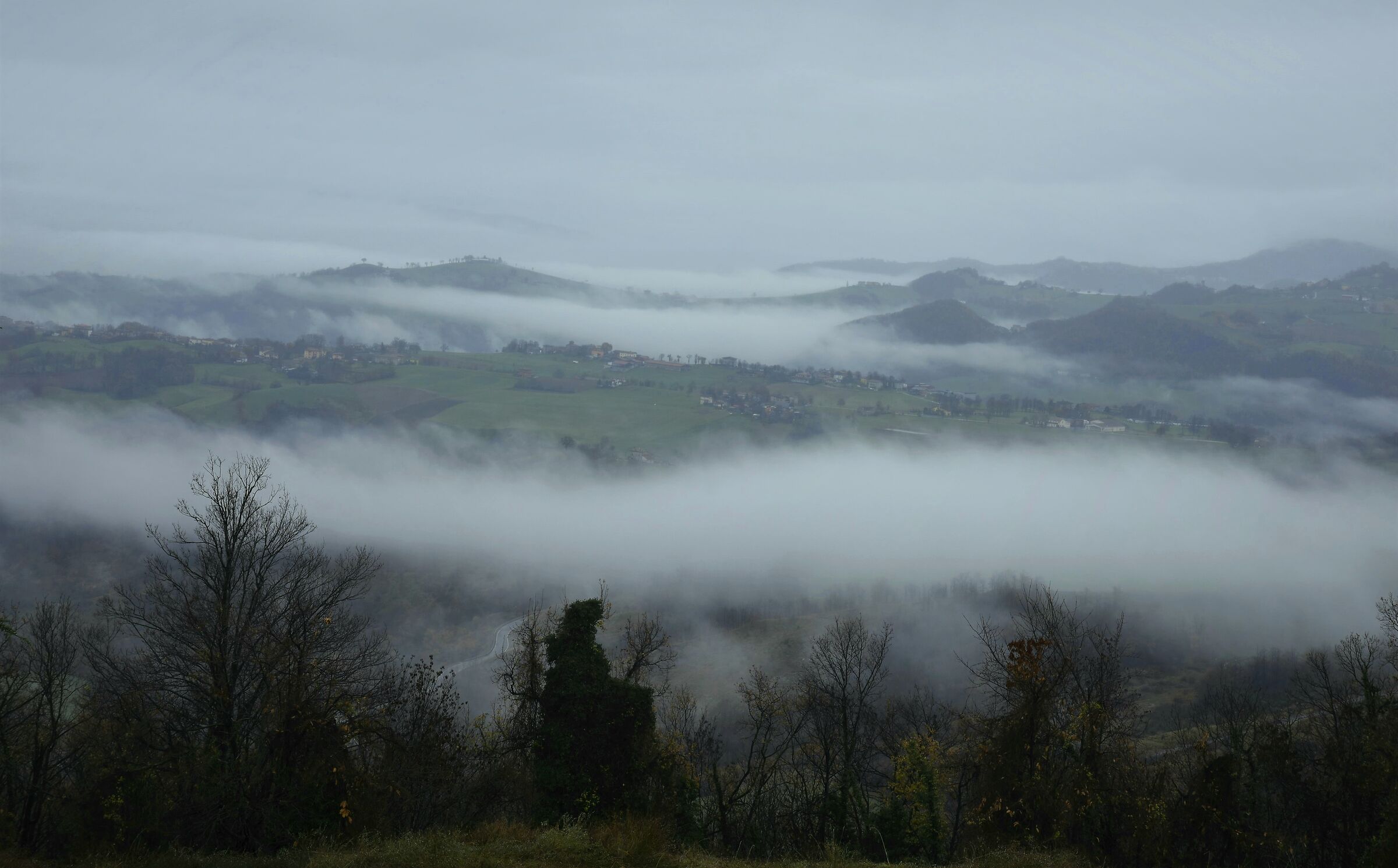 L appennino  tra le nuvole......