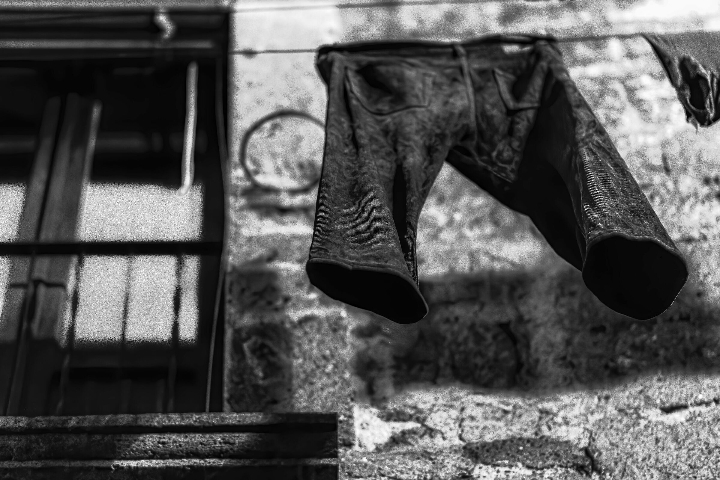 pant alone in the dark