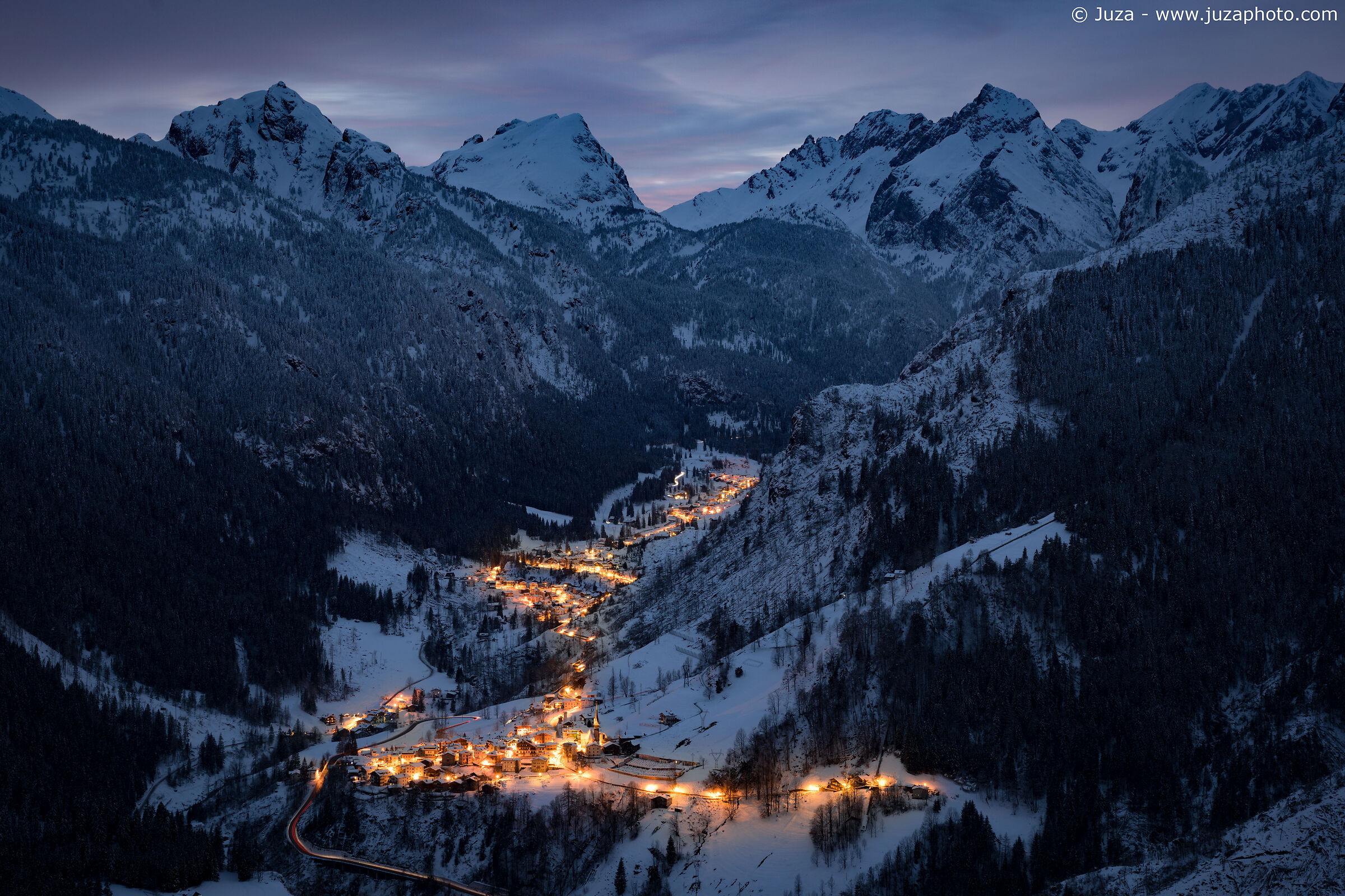Blue hour from Colle Santa Lucia