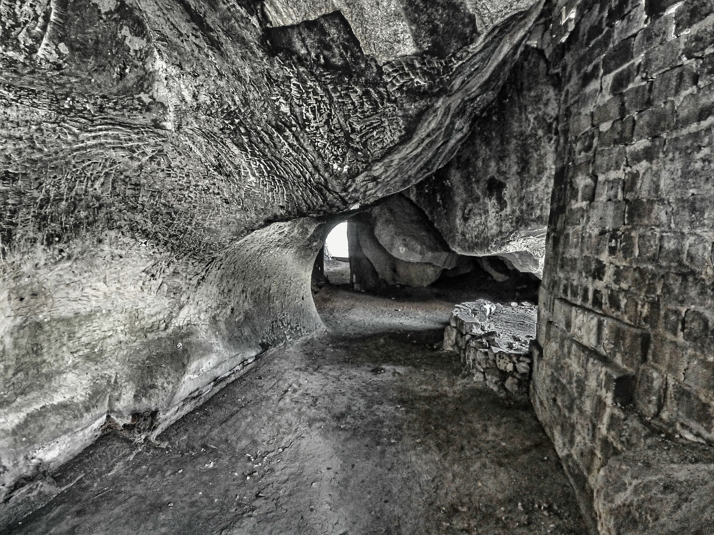Entrance catacombs Gravina in Puglia
