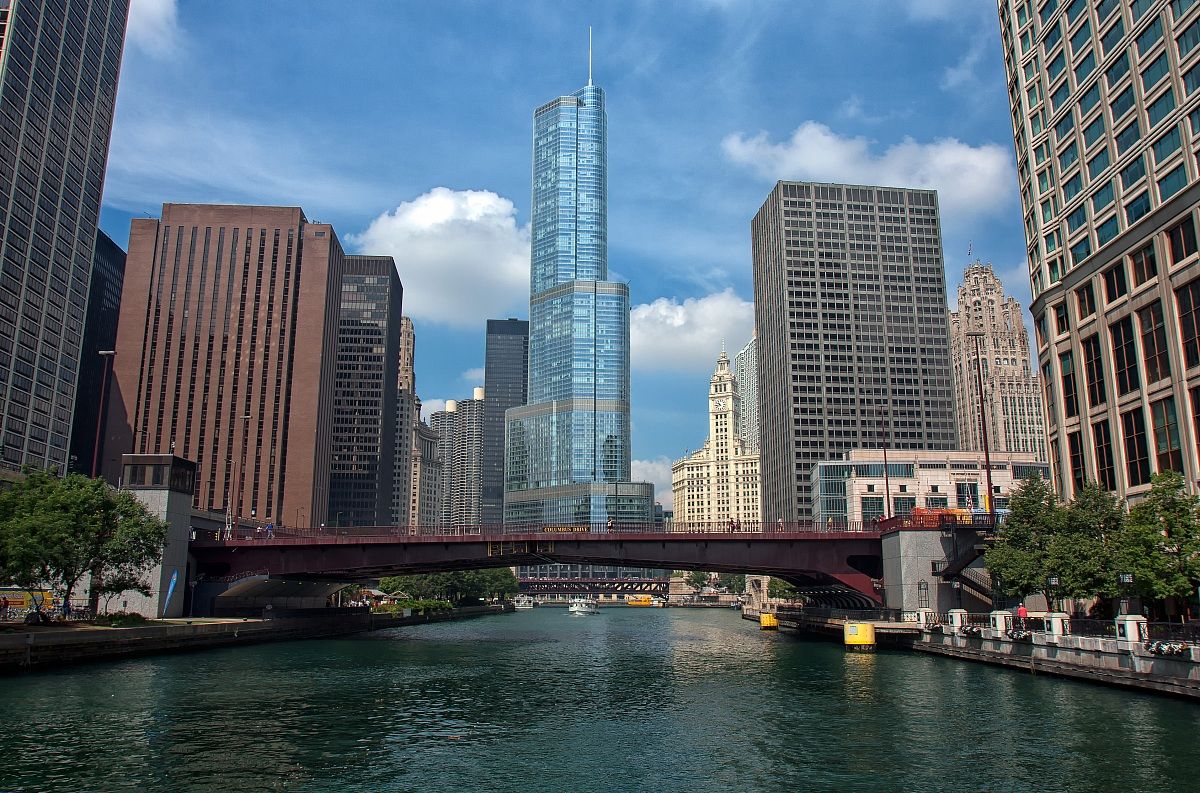 Chicago from the river