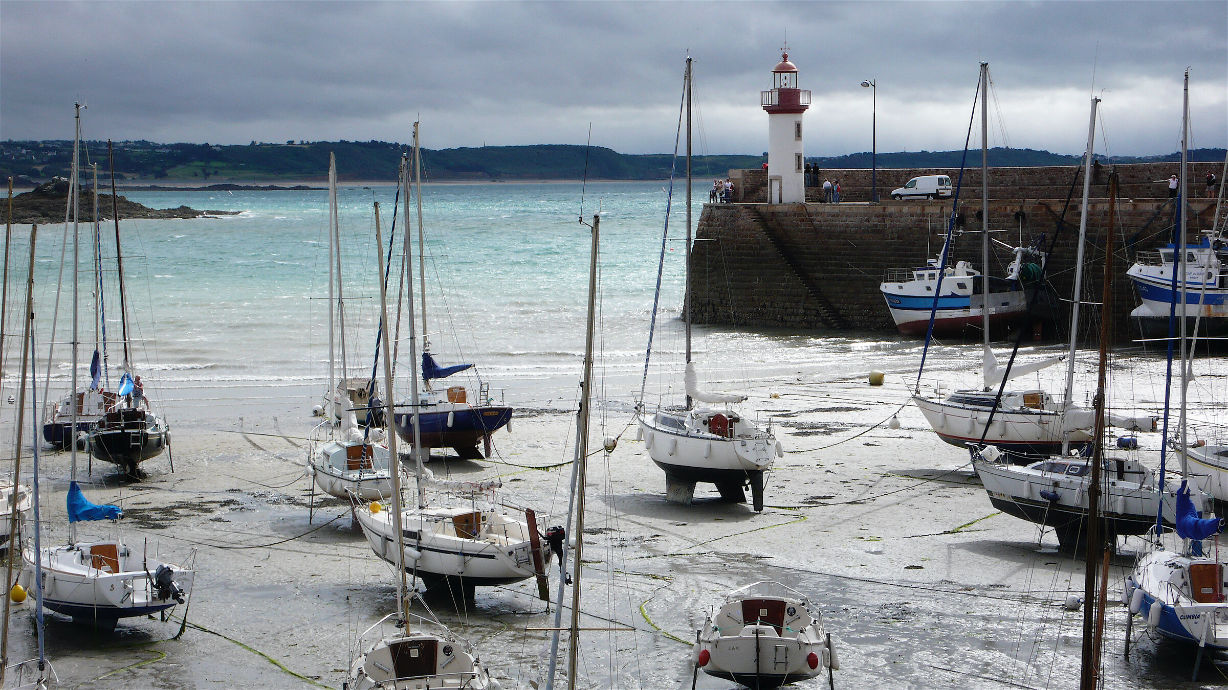 Bassa marea in Bretagna