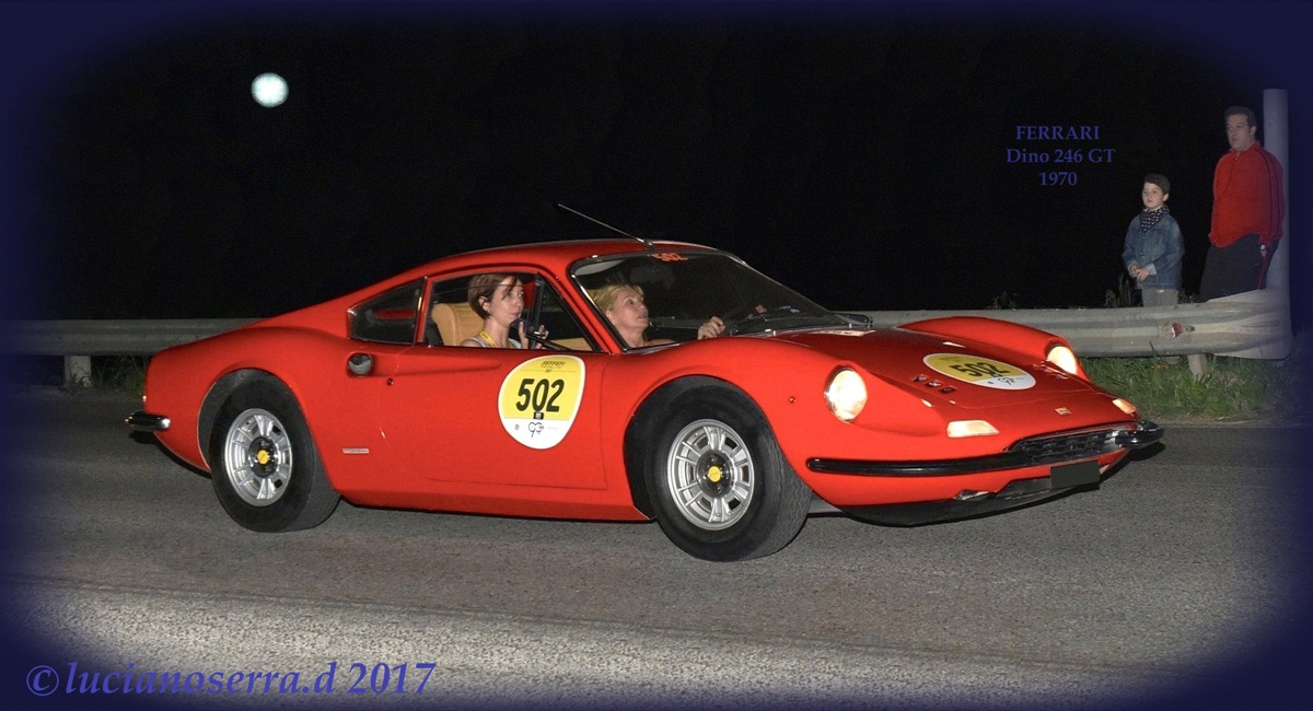Ferrari Dino 246 GT 1° Serie 1970... al chiaro di Luna