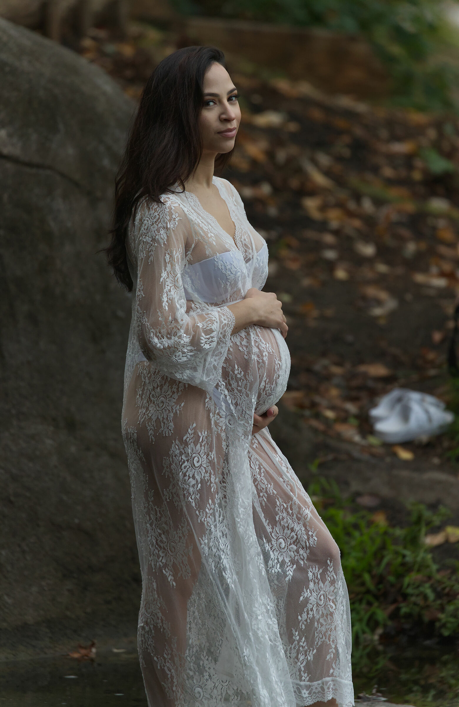 The Gioconda, when she was pregnant...