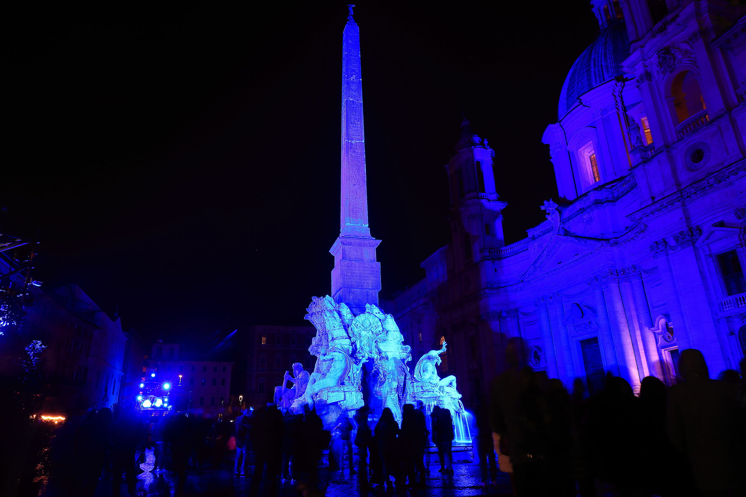 Quattro fiumi illuminati