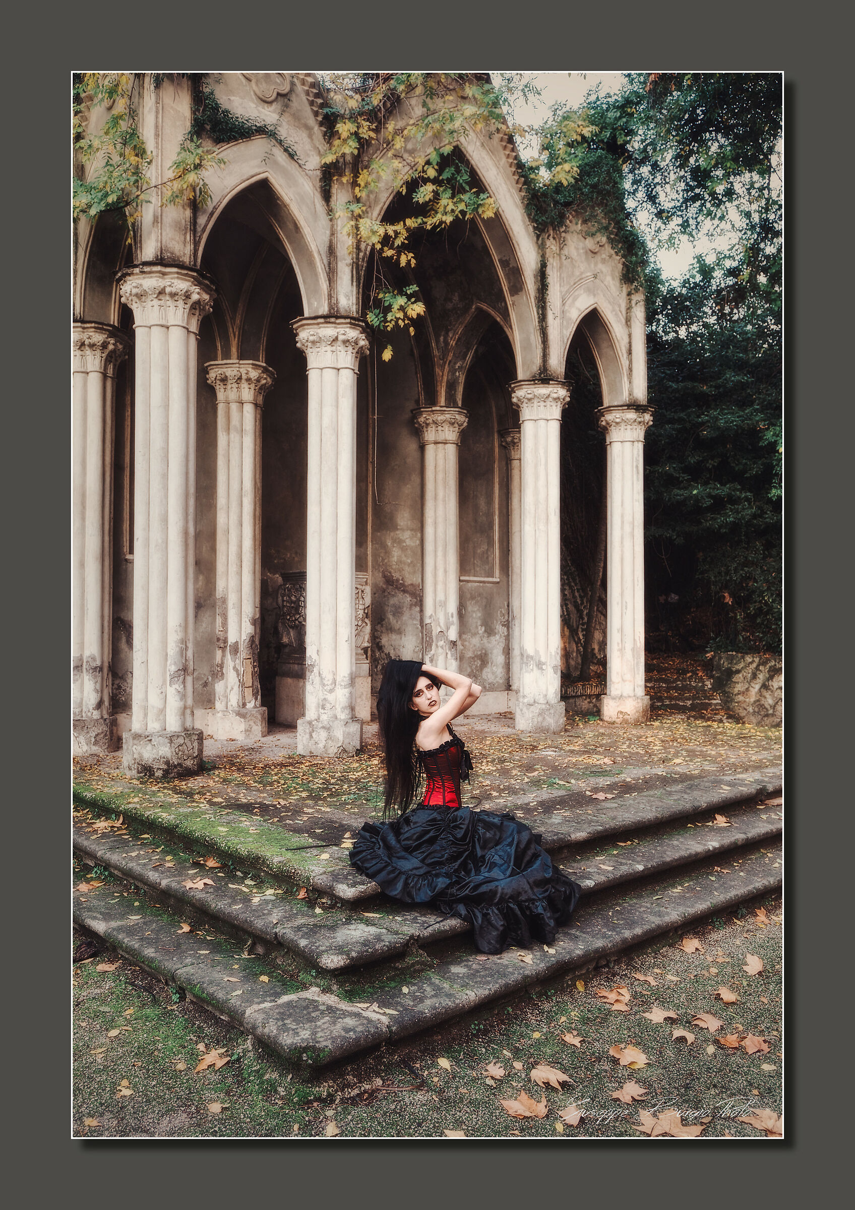 Arianna at the Gothic Temple
