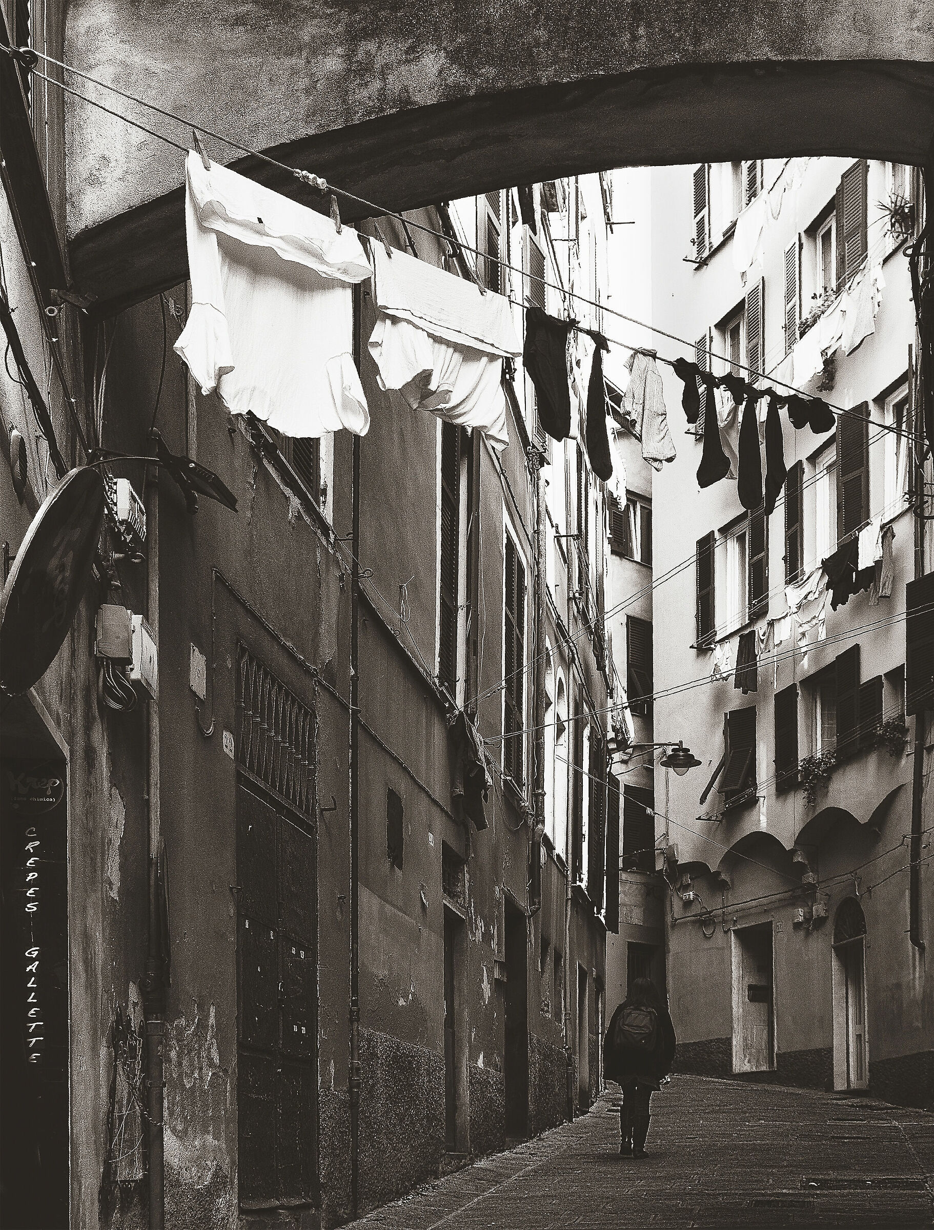 Genova- Classica viuzza centro storico