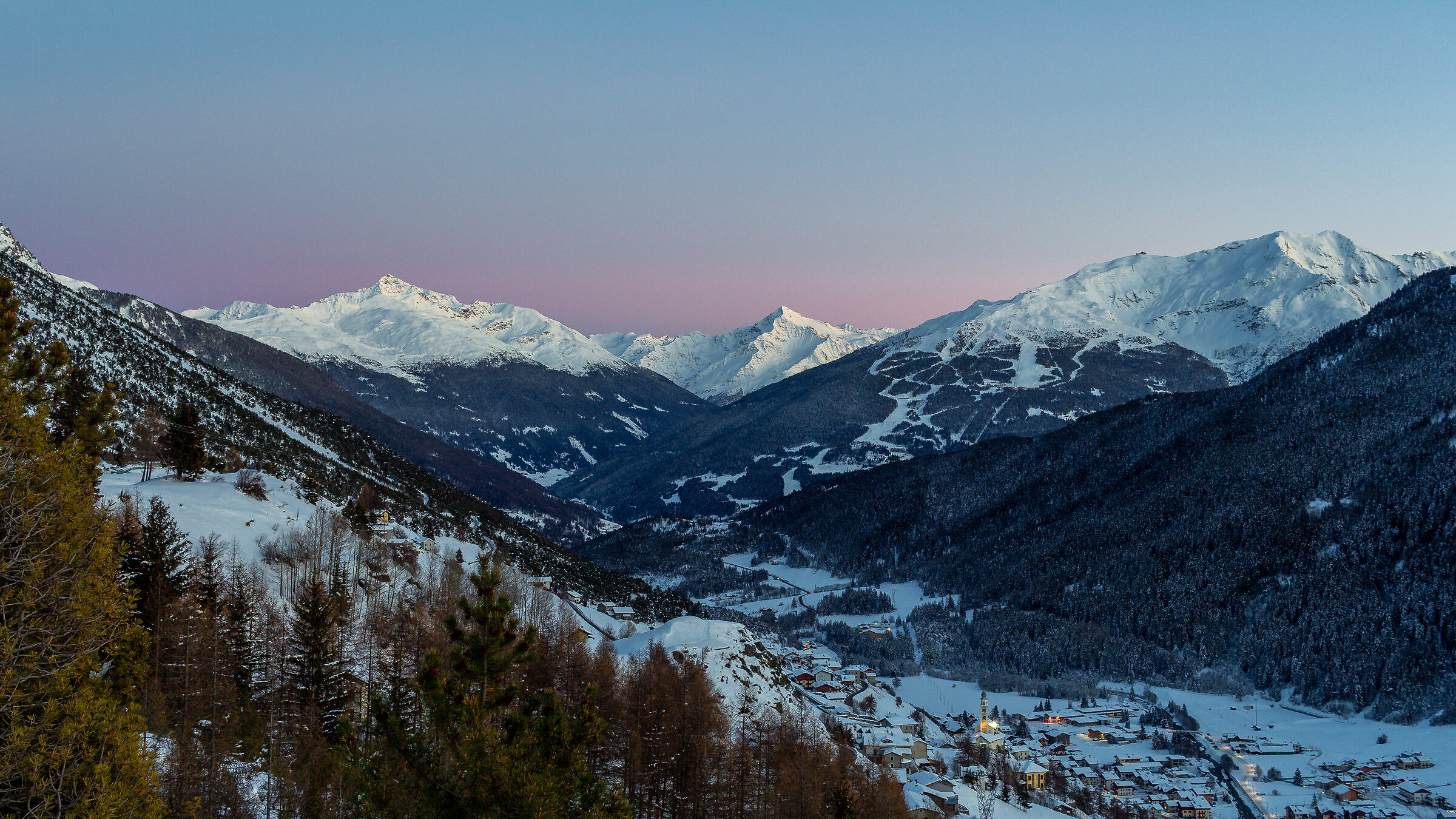 The Valley in the Blue Hour