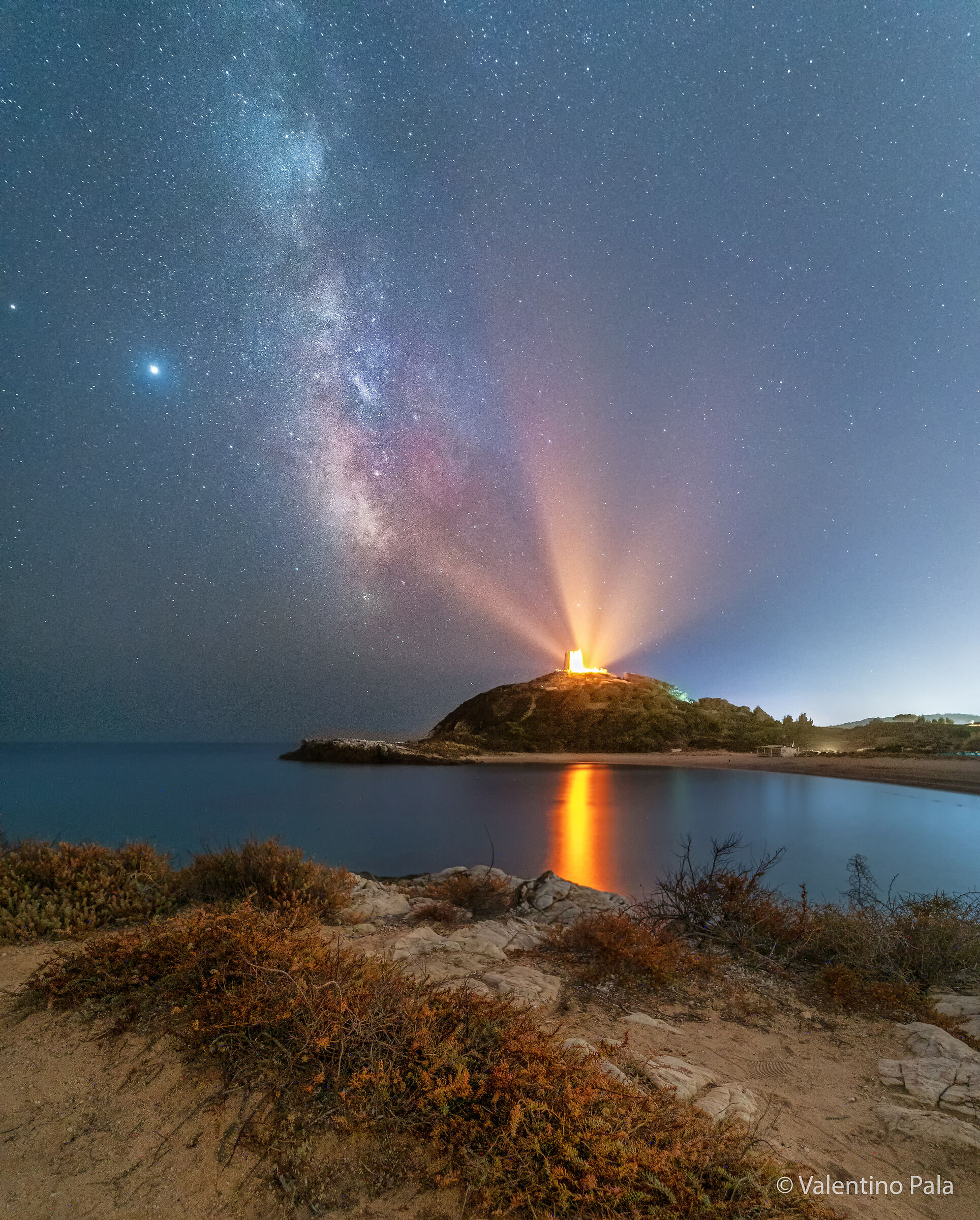 Milky Way chia tower - South Sardinia