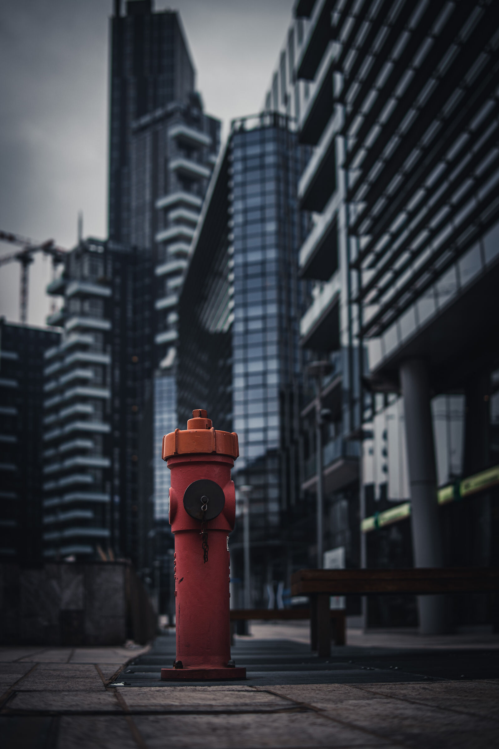 The red hydrant