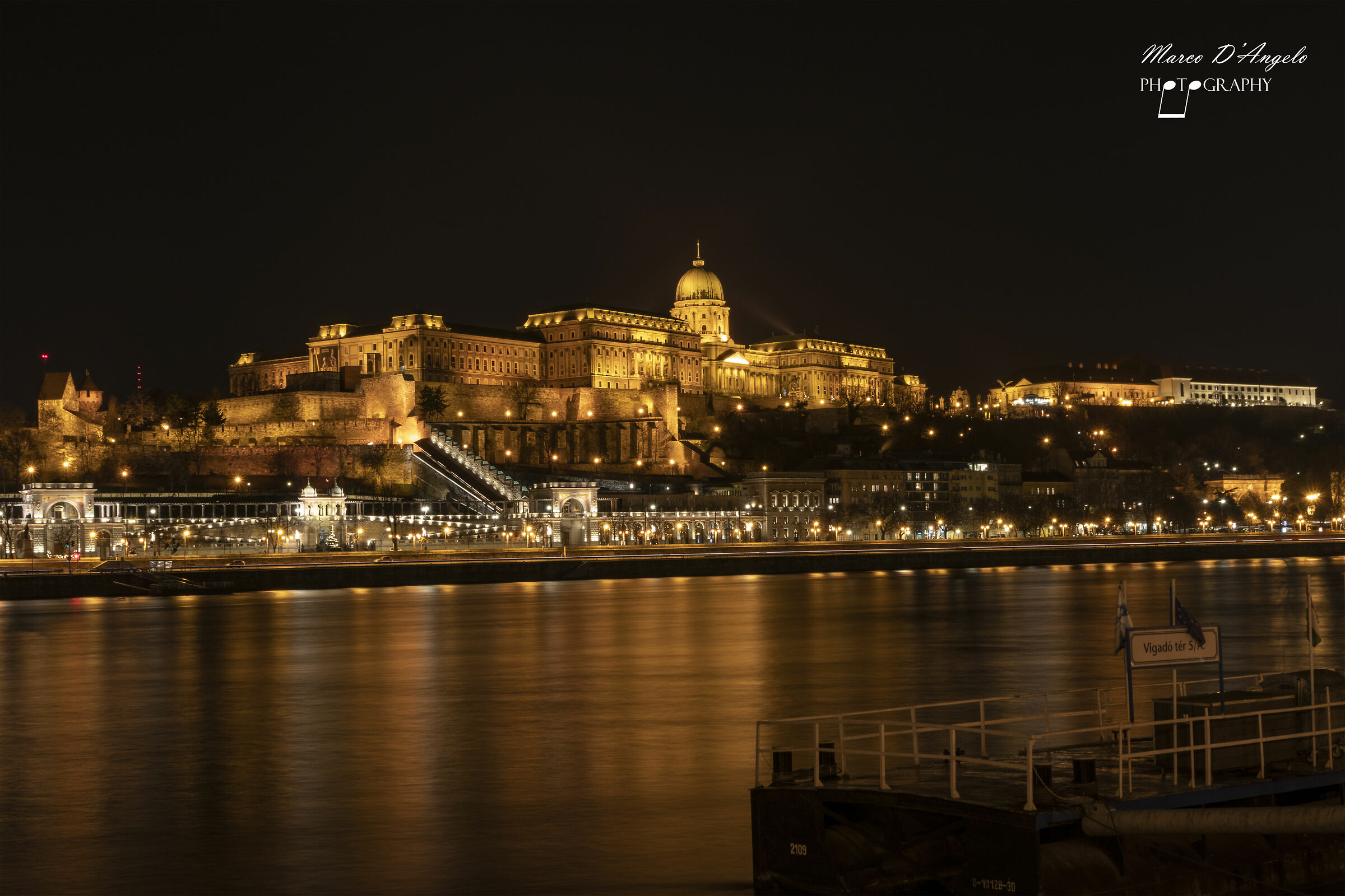 Buda Castle by night
