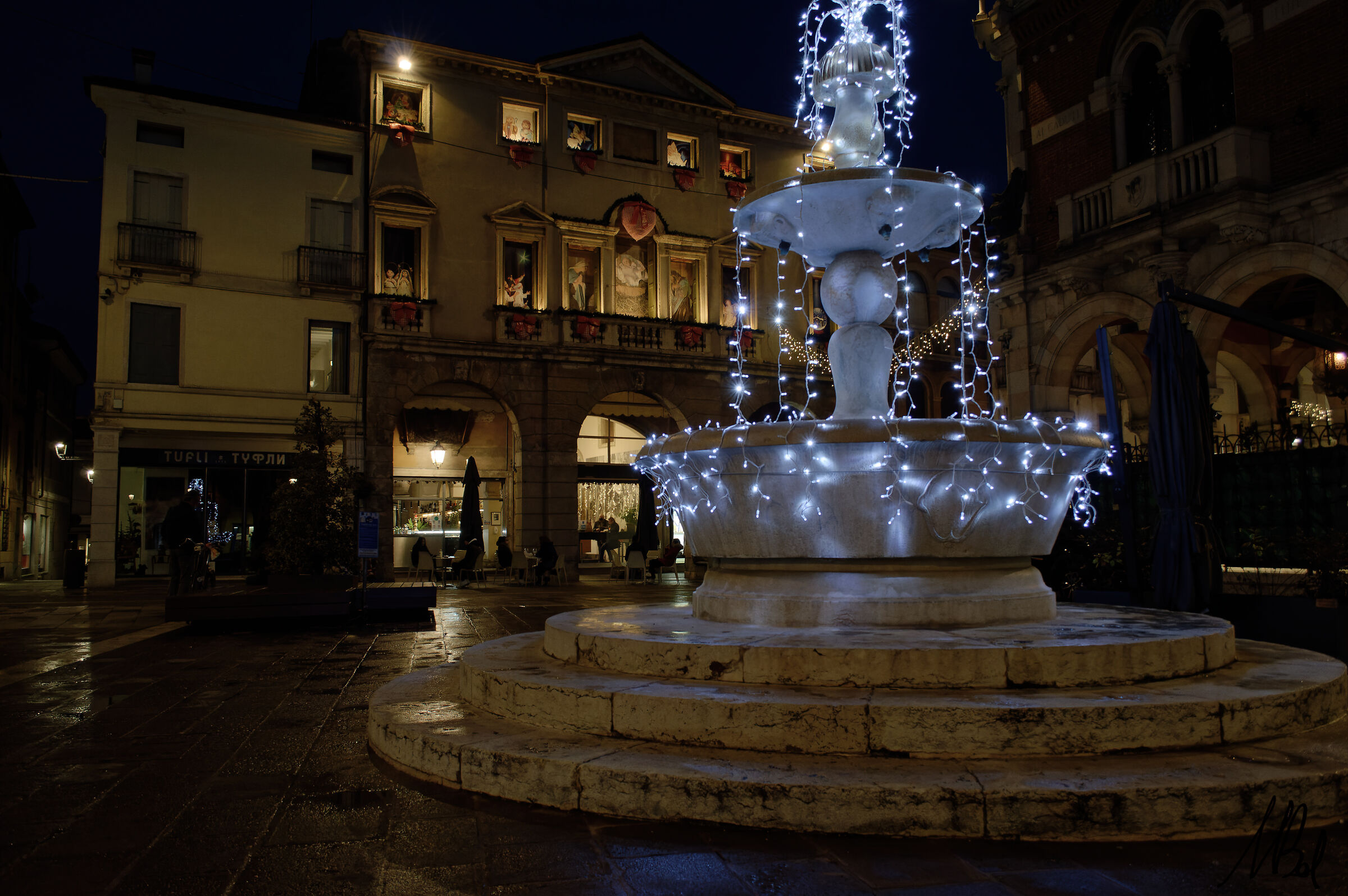 Christmas fountain