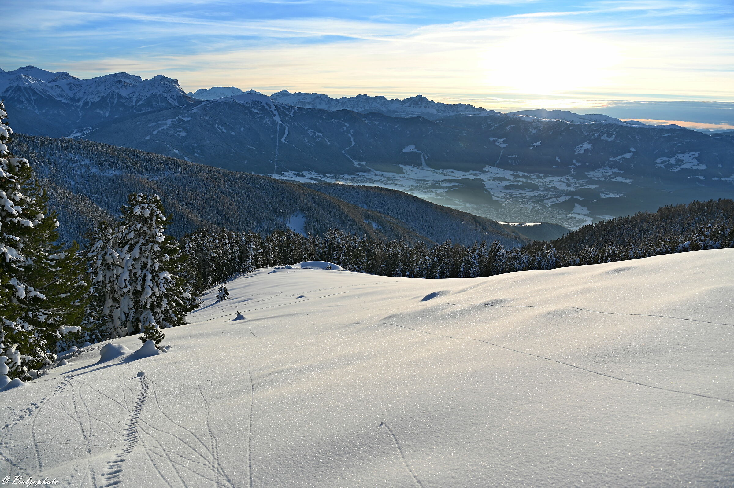 Basta un granello di neve per lasciare traccia