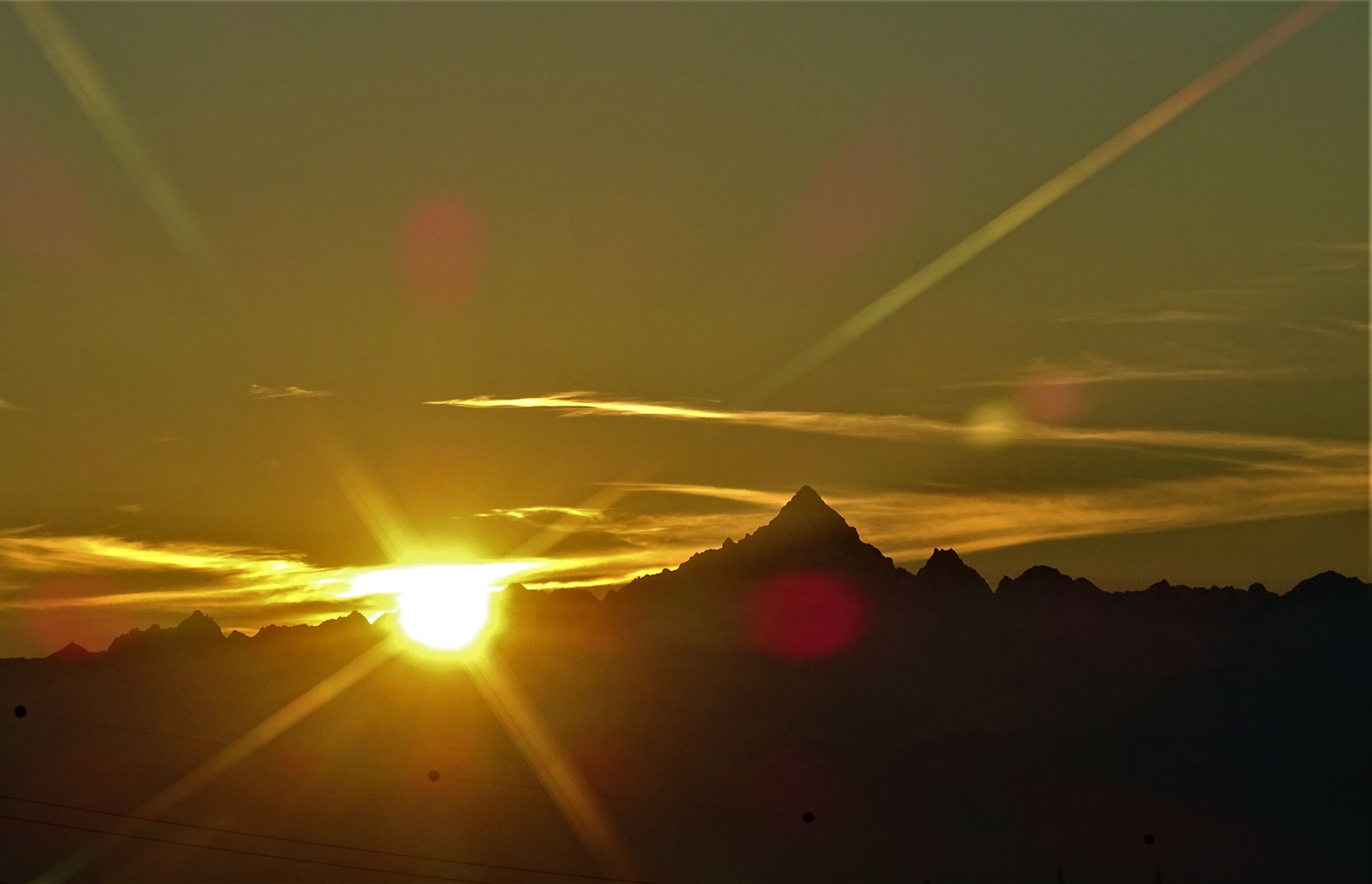 tramonto sul monviso