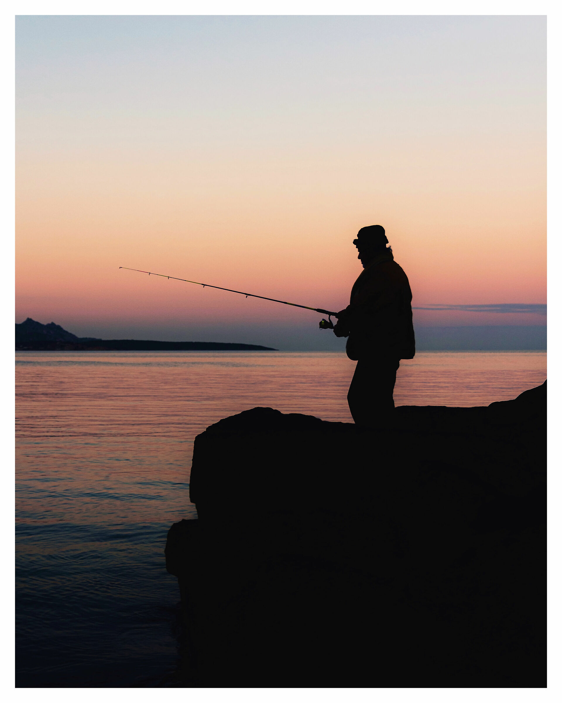 Il pescatore al tramonto
