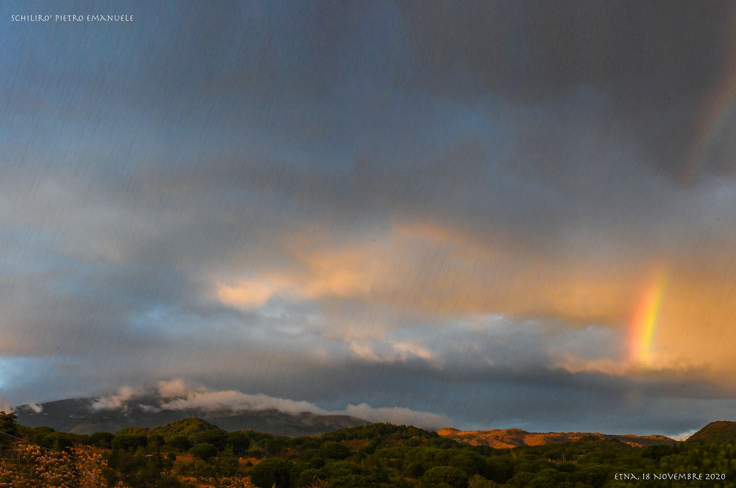 l'Etna e il suo Arcobaleno