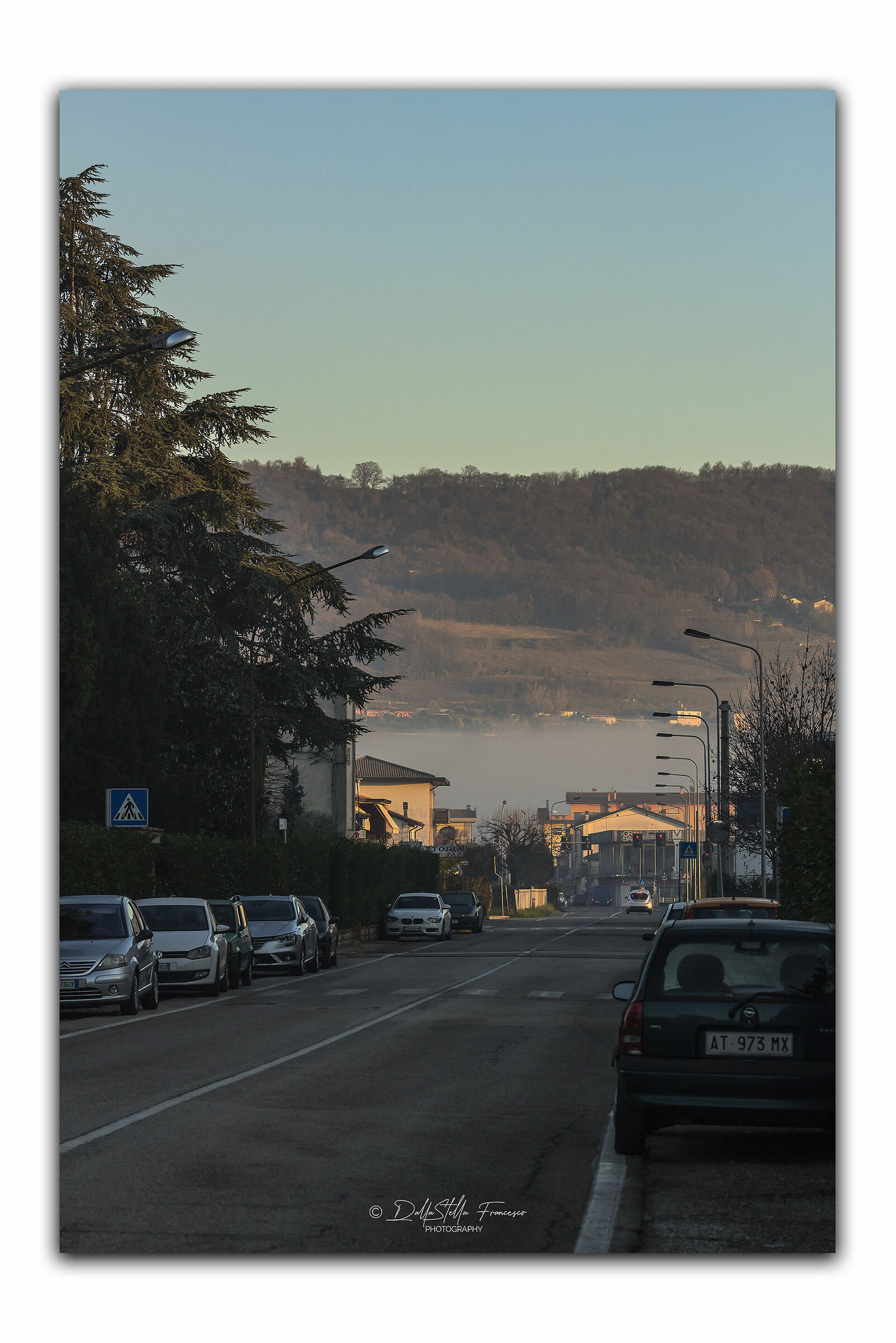 To go into the fog go straight ahead...